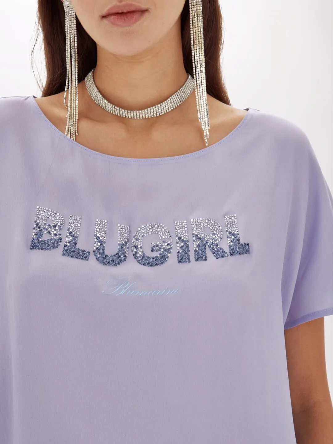 Camicia blusa in crepe