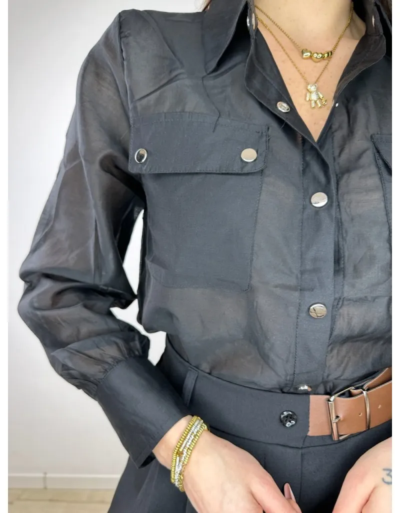 CAMICIA HELY NERA