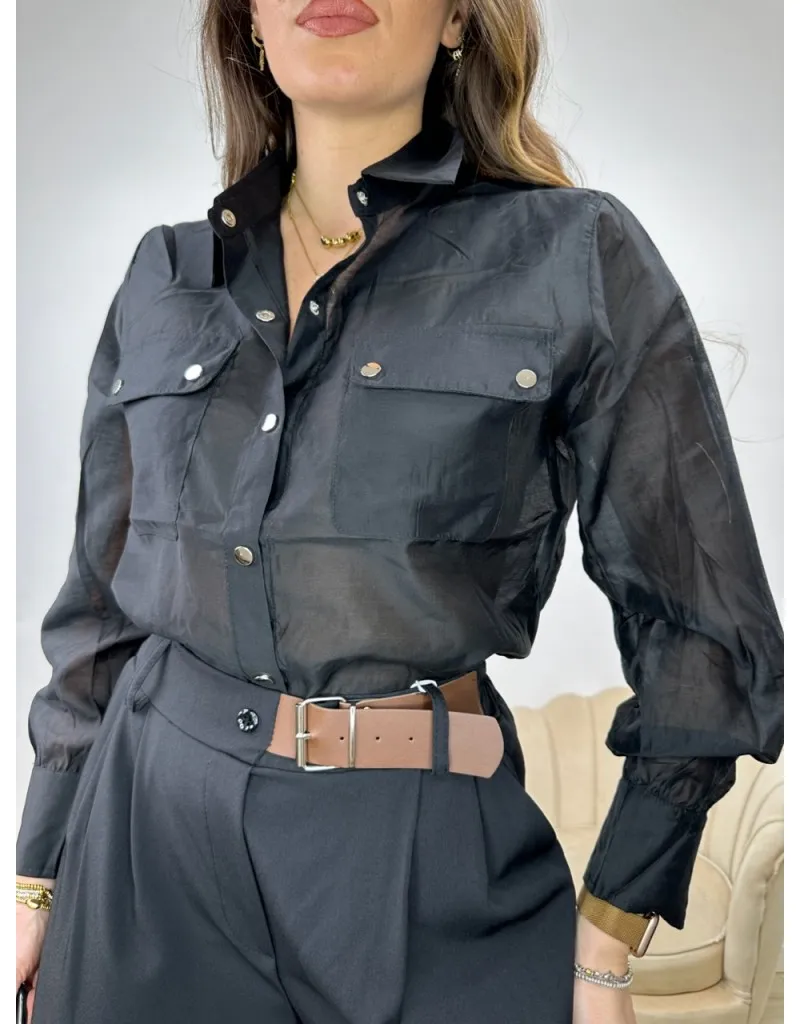 CAMICIA HELY NERA