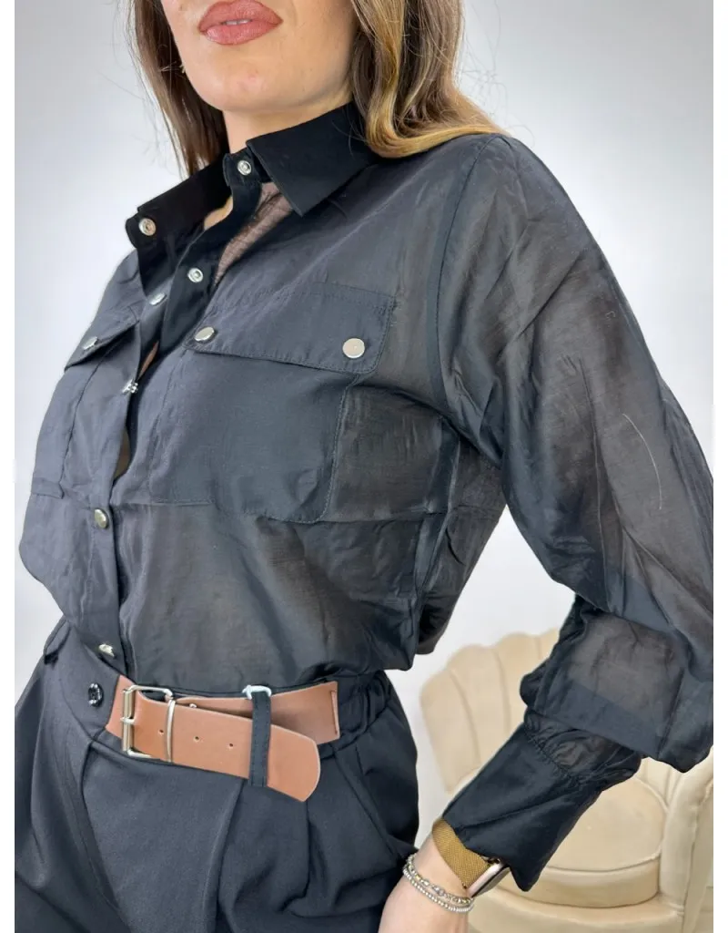 CAMICIA HELY NERA