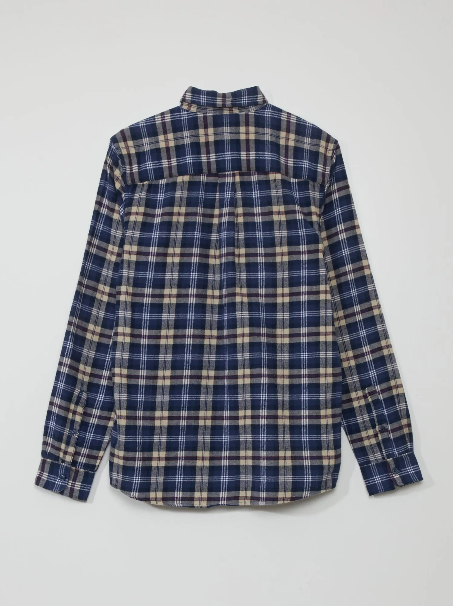 Camicia in flanella a quadri - BLU
