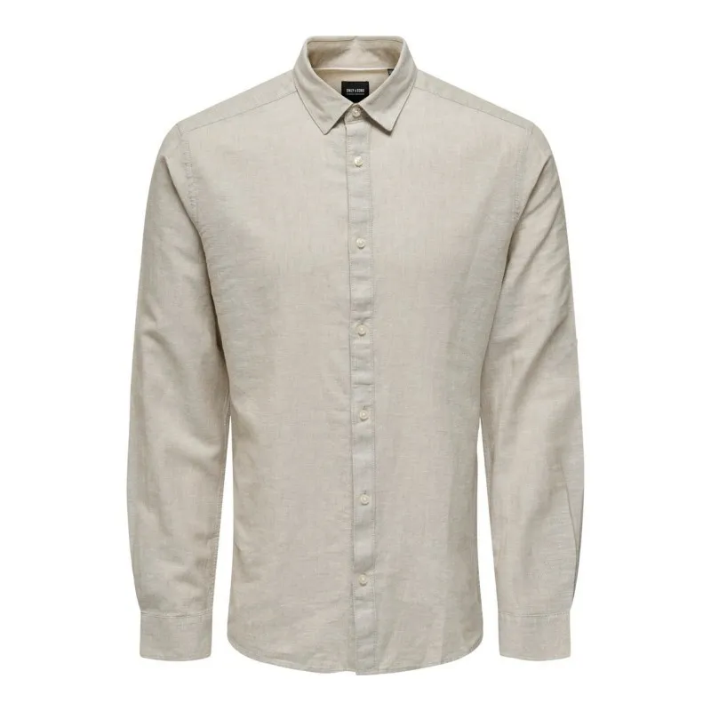 CAMICIA IN LINO ONSCAIDEN DA UOMO ONLY & SONS