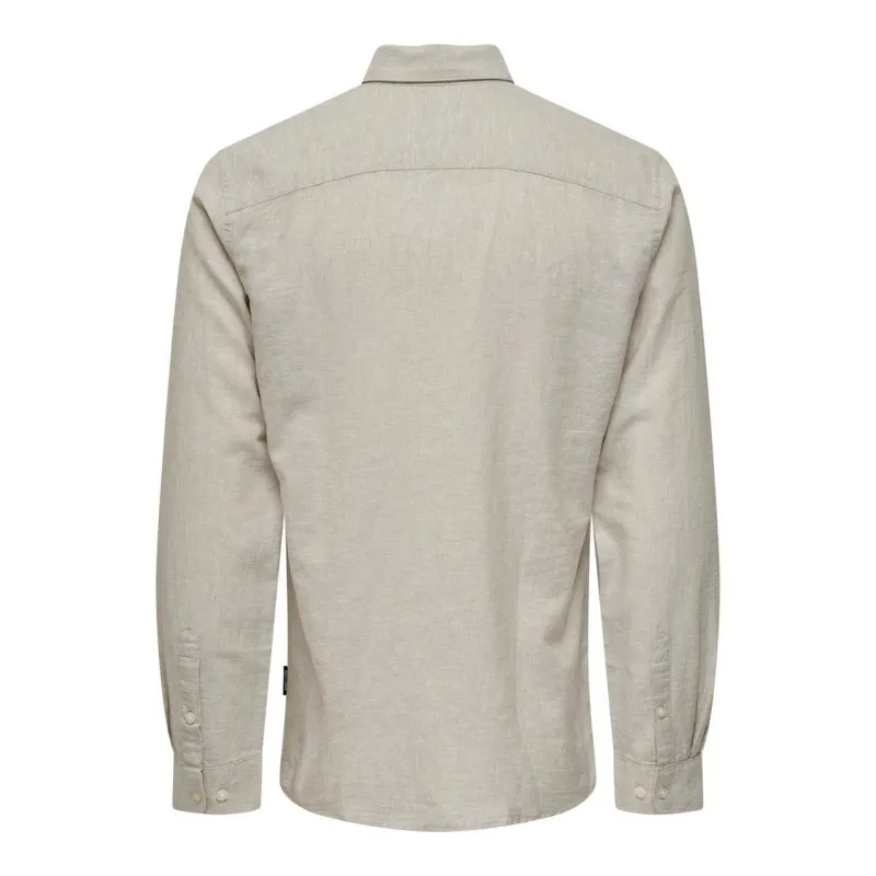 CAMICIA IN LINO ONSCAIDEN DA UOMO ONLY & SONS
