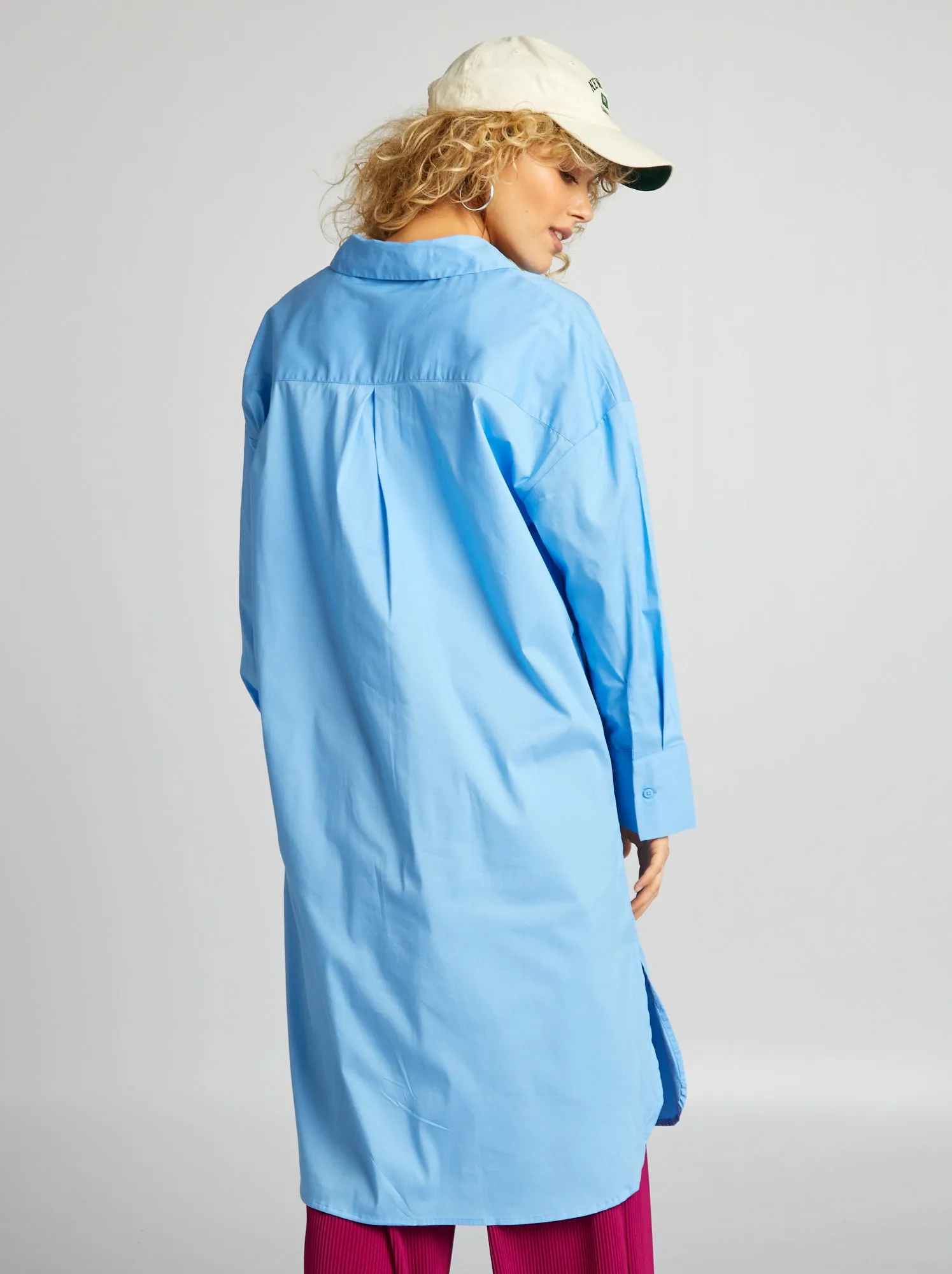 Camicia lunga - BLU