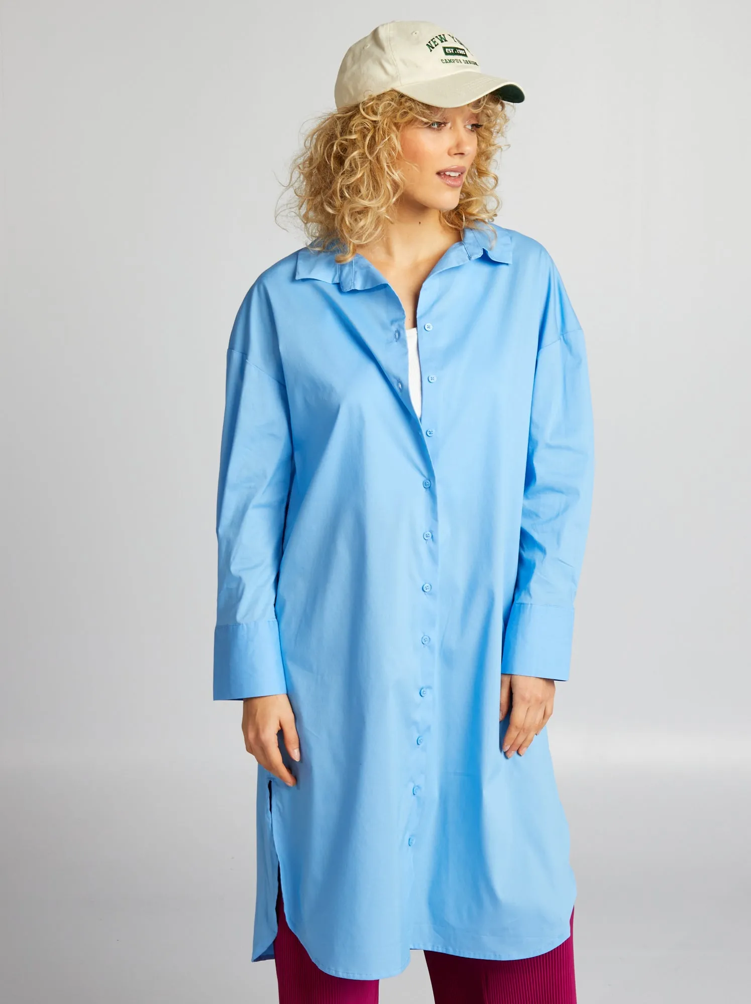 Camicia lunga - BLU