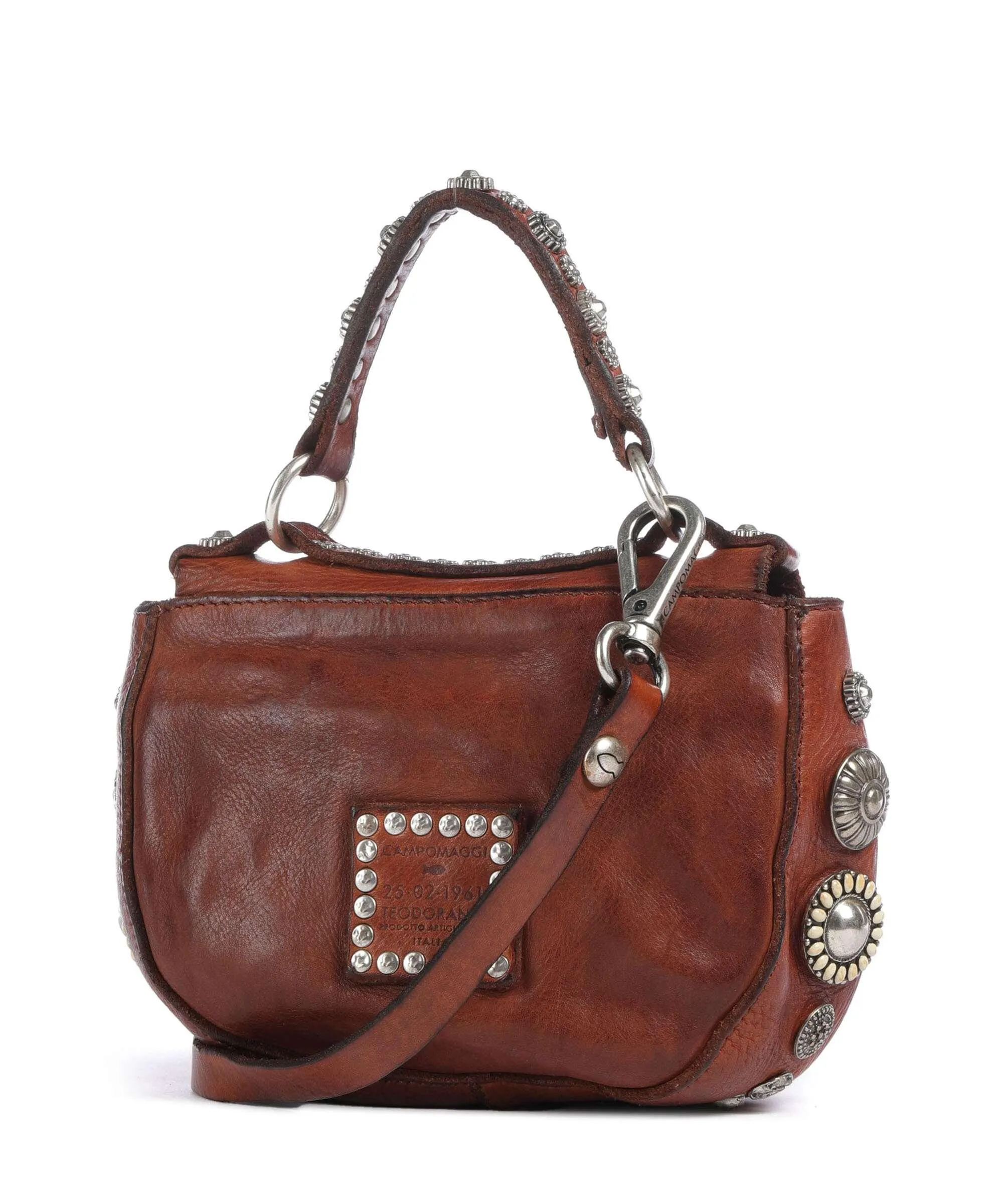  Campomaggi Borsa a tracolla pelle bovina cognac  