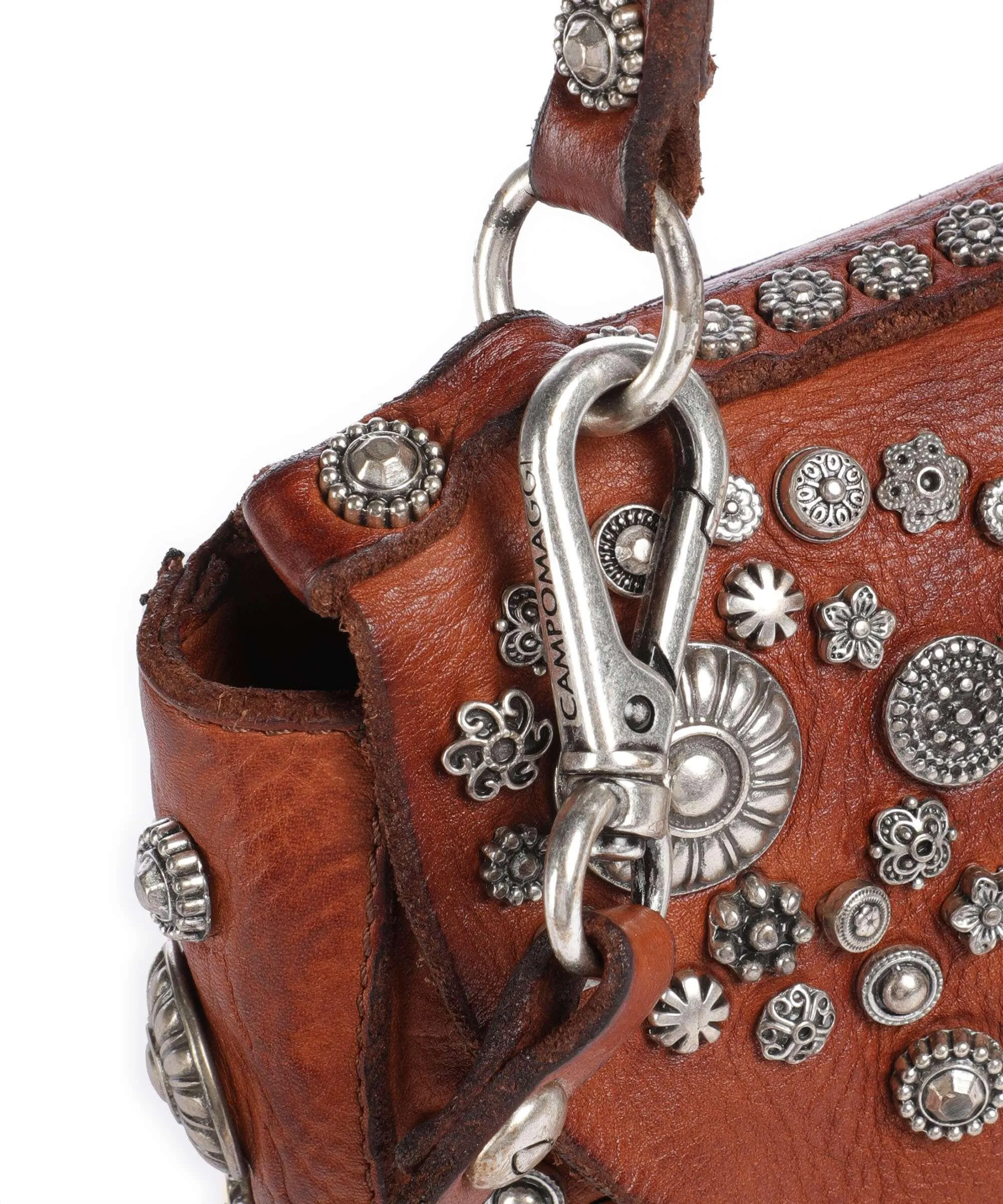  Campomaggi Borsa a tracolla pelle bovina cognac  