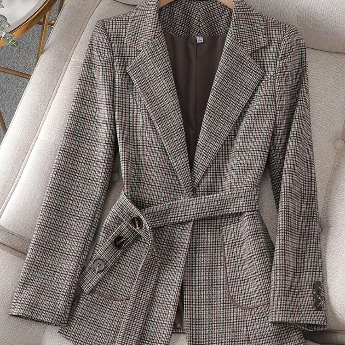 Cappotto da giacca slim a bottone singolo a manica lunga da donna casual autunno inverno nuovo arrivo autunno inverno donna con