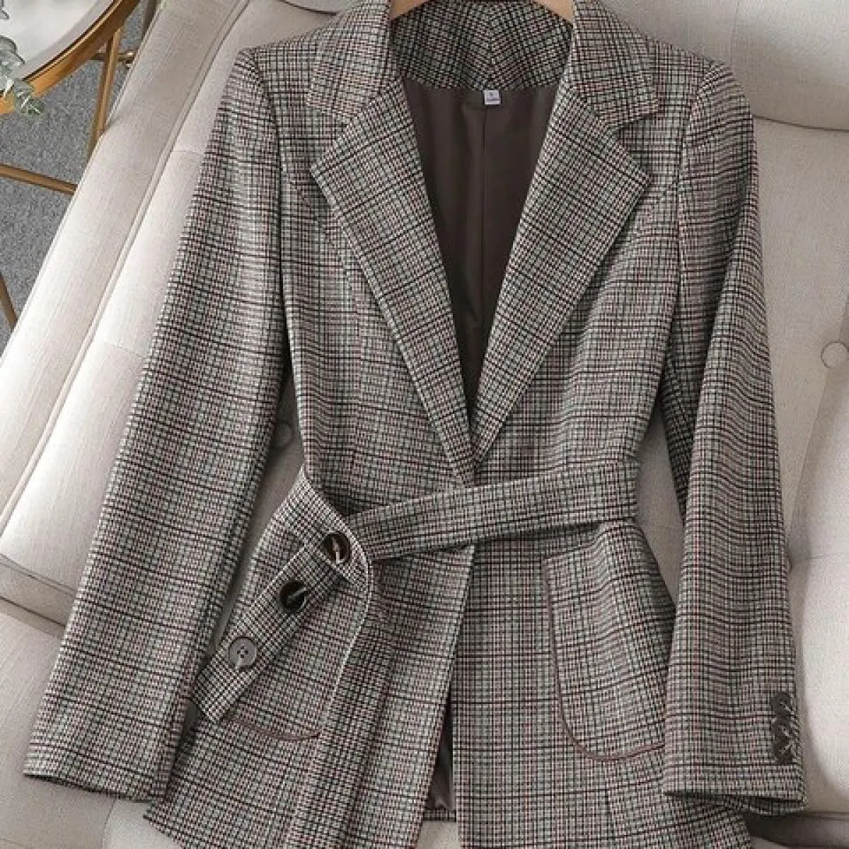 Cappotto da giacca slim a bottone singolo a manica lunga da donna casual autunno inverno nuovo arrivo autunno inverno donna con