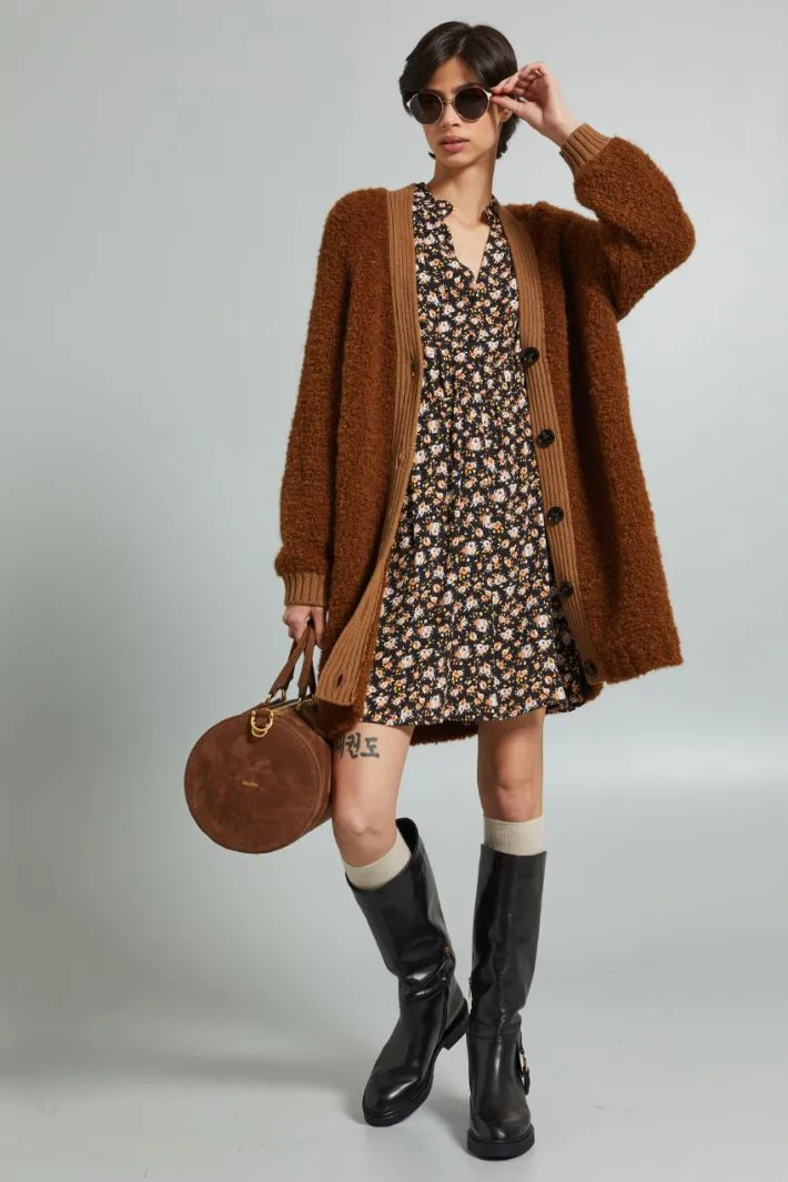Cardigan bouclè