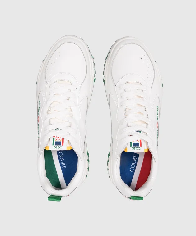 Casablanca Scarpe da ginnastica bianche The Court AF23SNK017M01