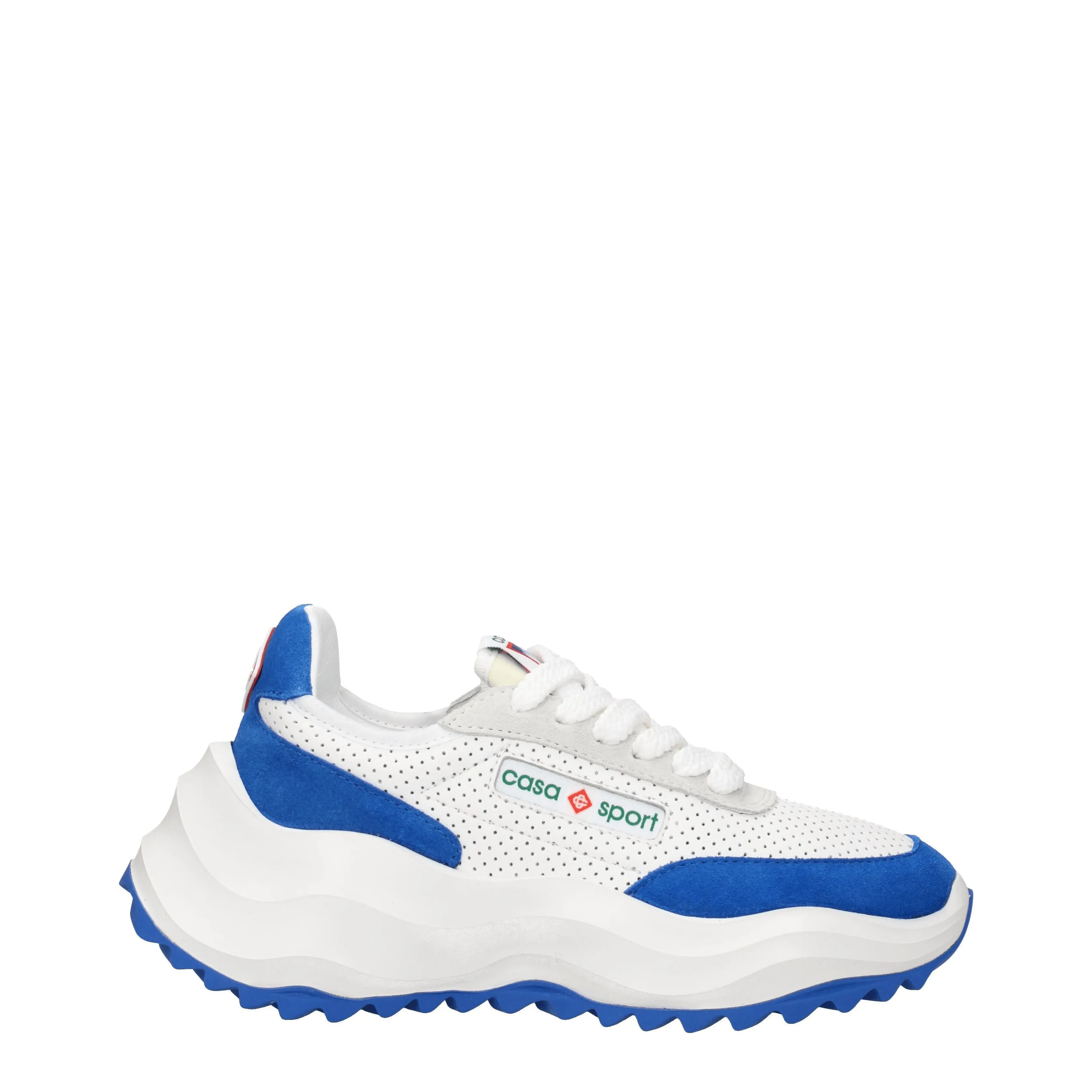 Casablanca Sneakers Donna Pelle Bianco/Blu