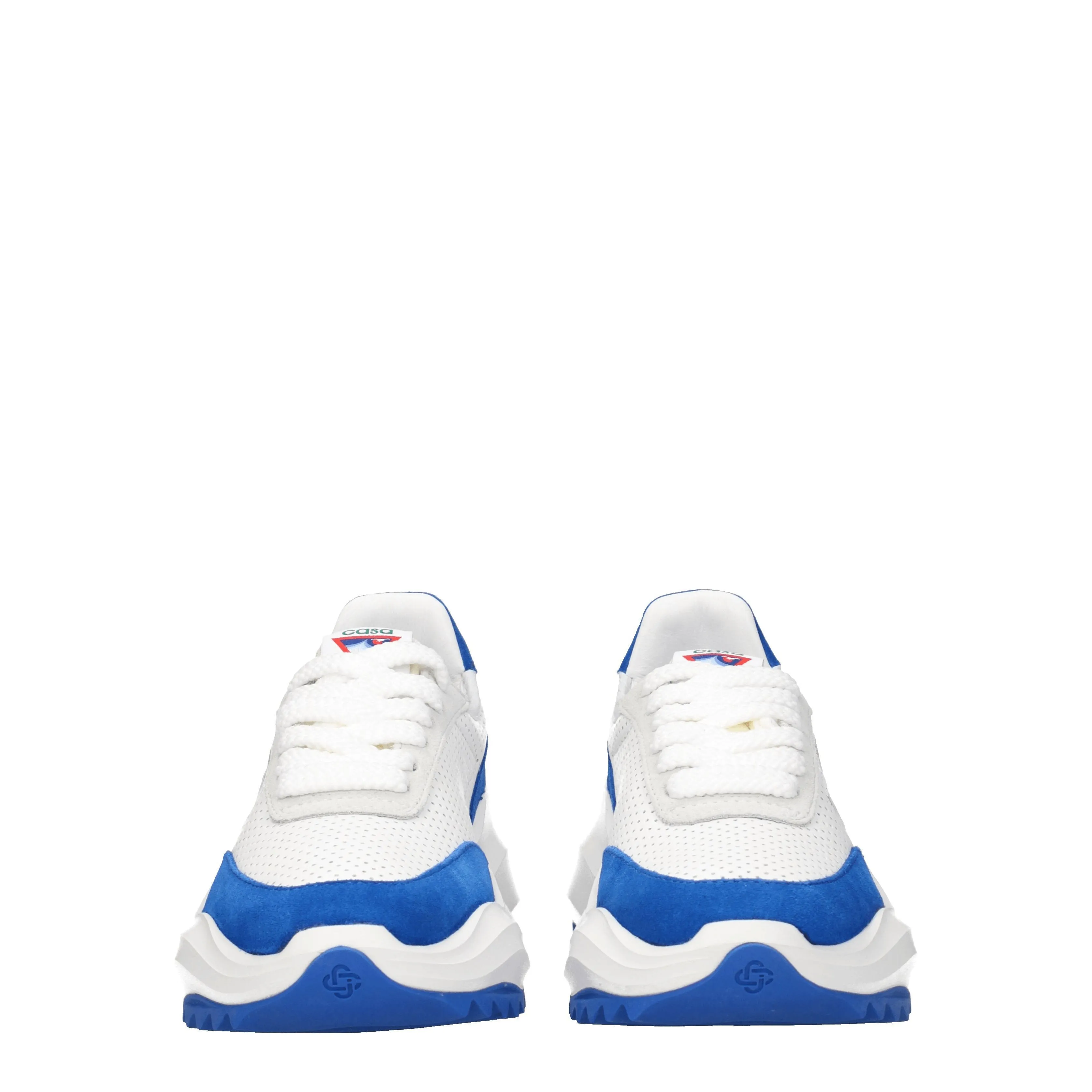 Casablanca Sneakers Donna Pelle Bianco/Blu