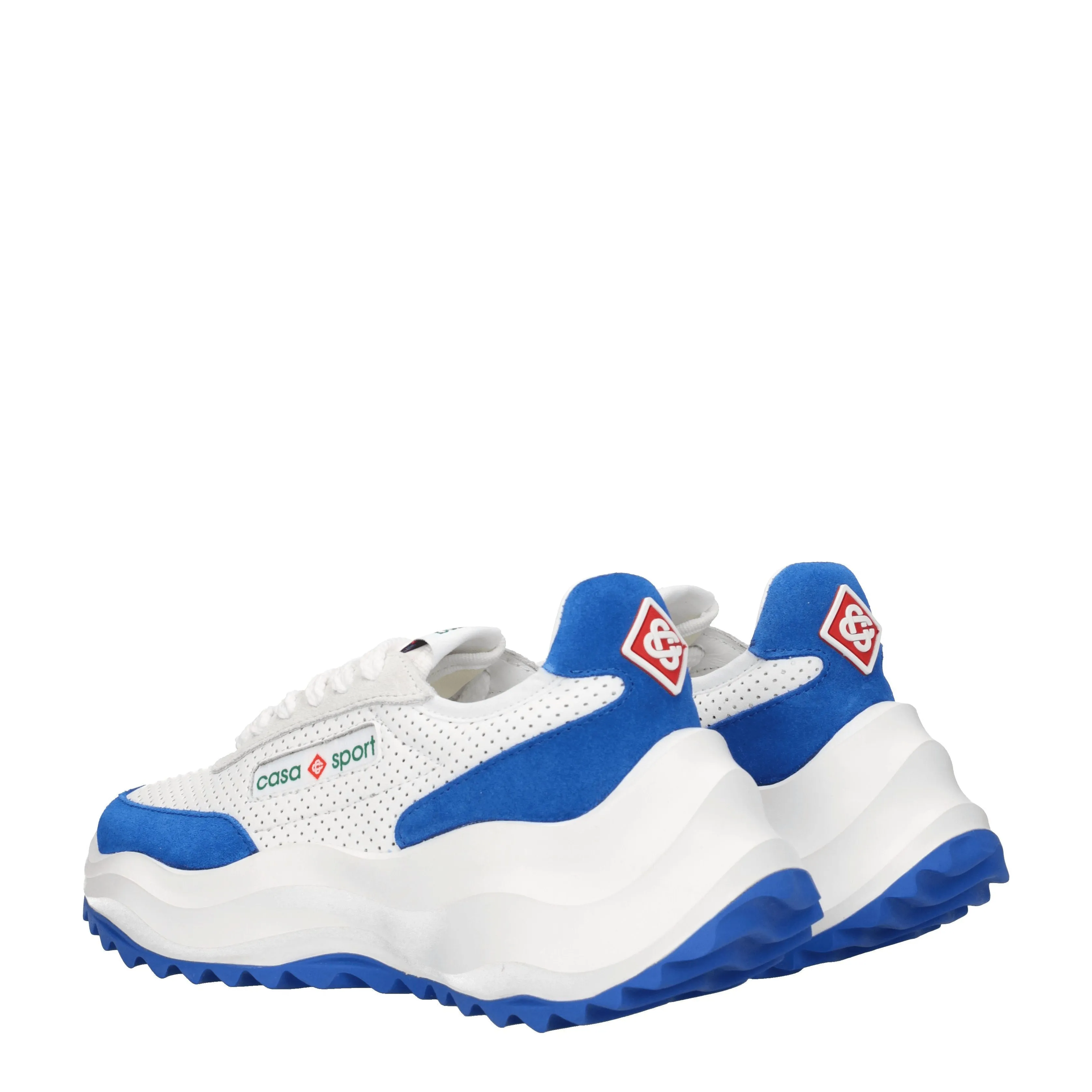 Casablanca Sneakers Donna Pelle Bianco/Blu