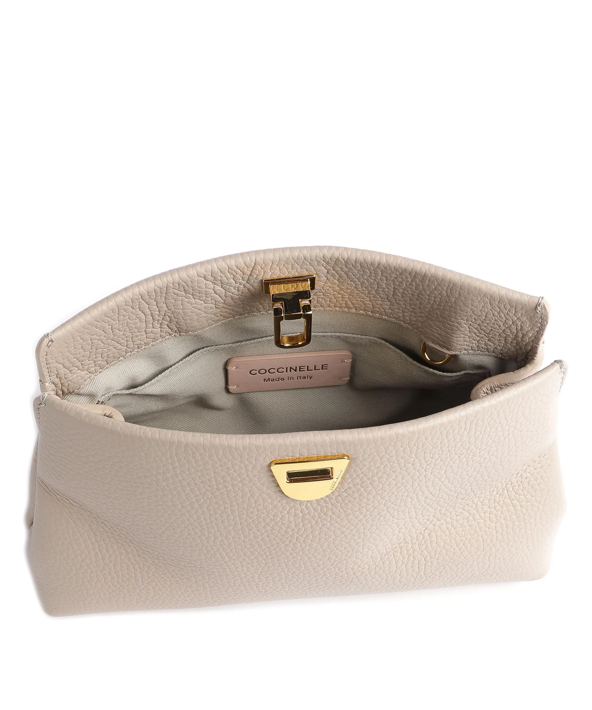  Coccinelle Beat Borsa a tracolla pelle granulata powder  