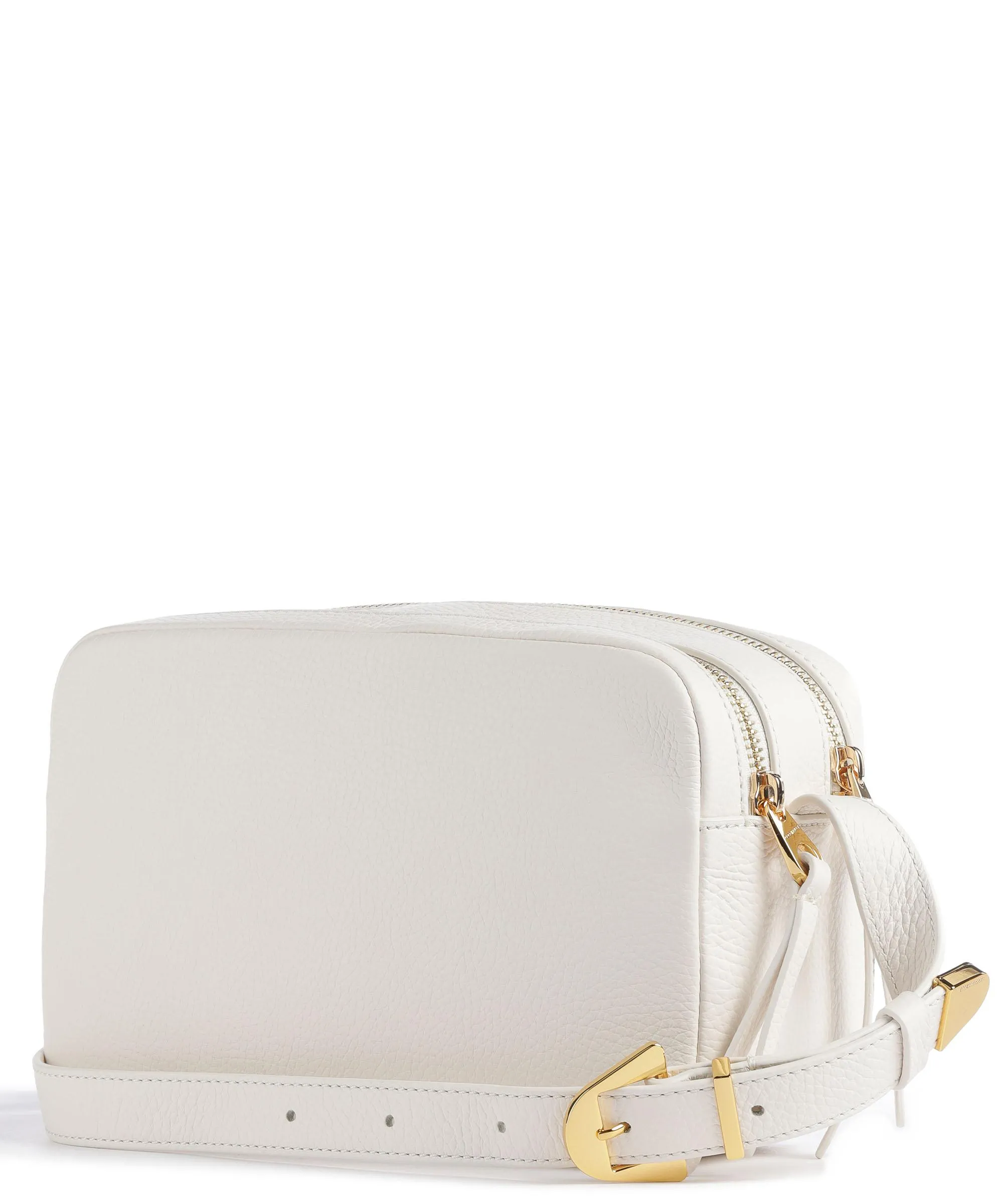  Coccinelle Gleen Borsa a tracolla pelle di vacchetta grana bianco  