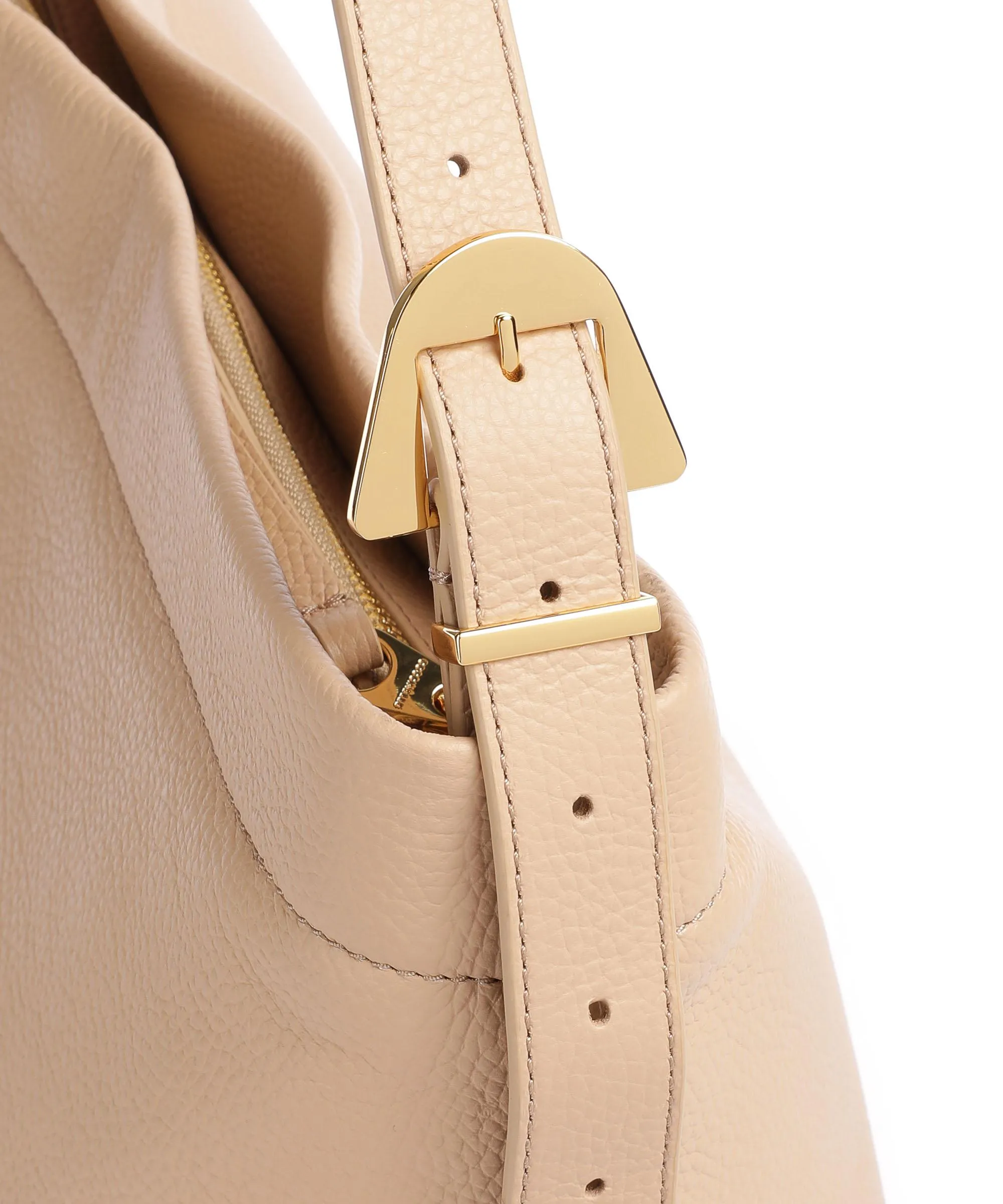  Coccinelle Gleen Borsa hobo pelle granulata natura  