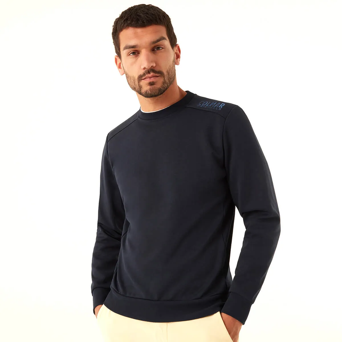 Colmar originals felpa uomo topic blu navy