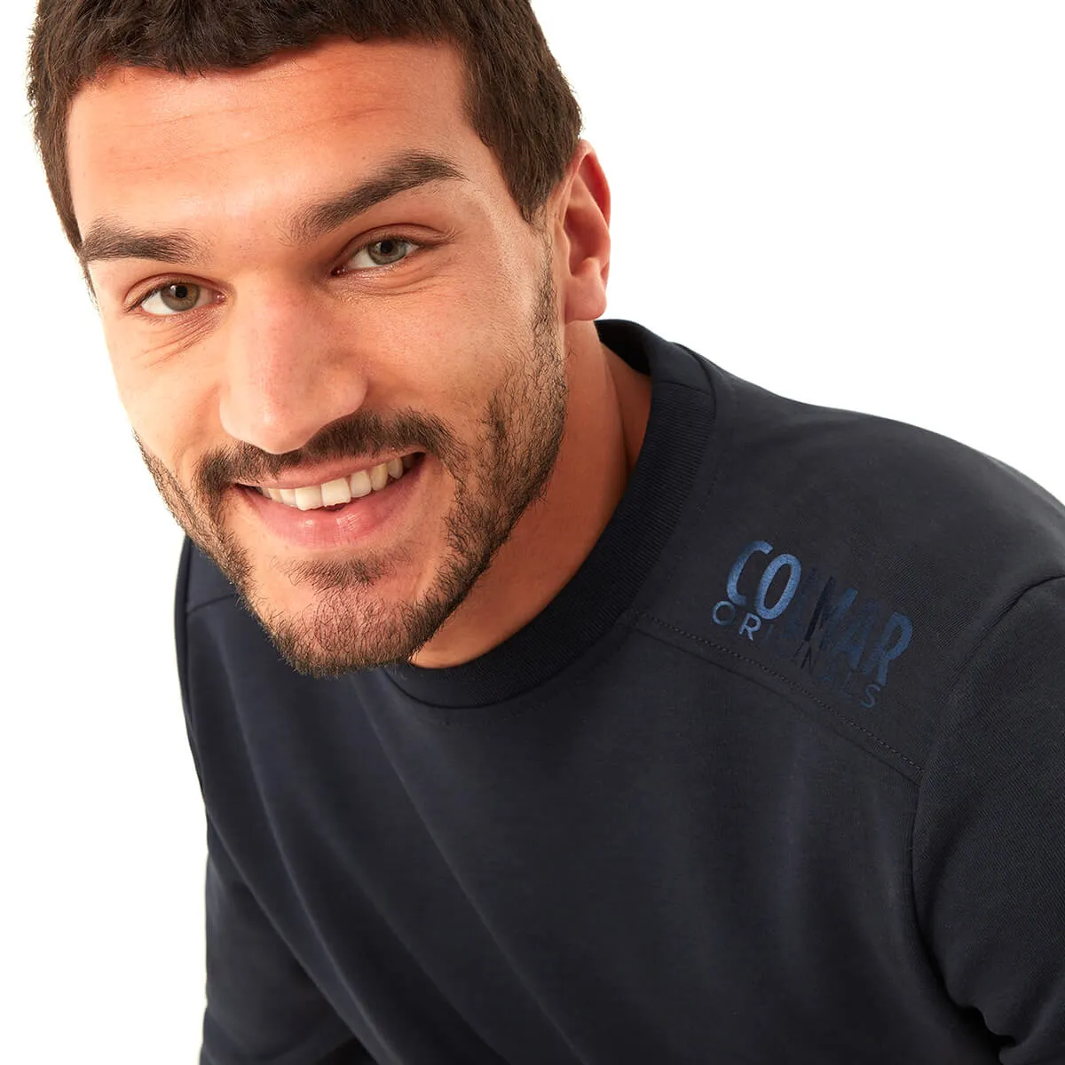 Colmar originals felpa uomo topic blu navy