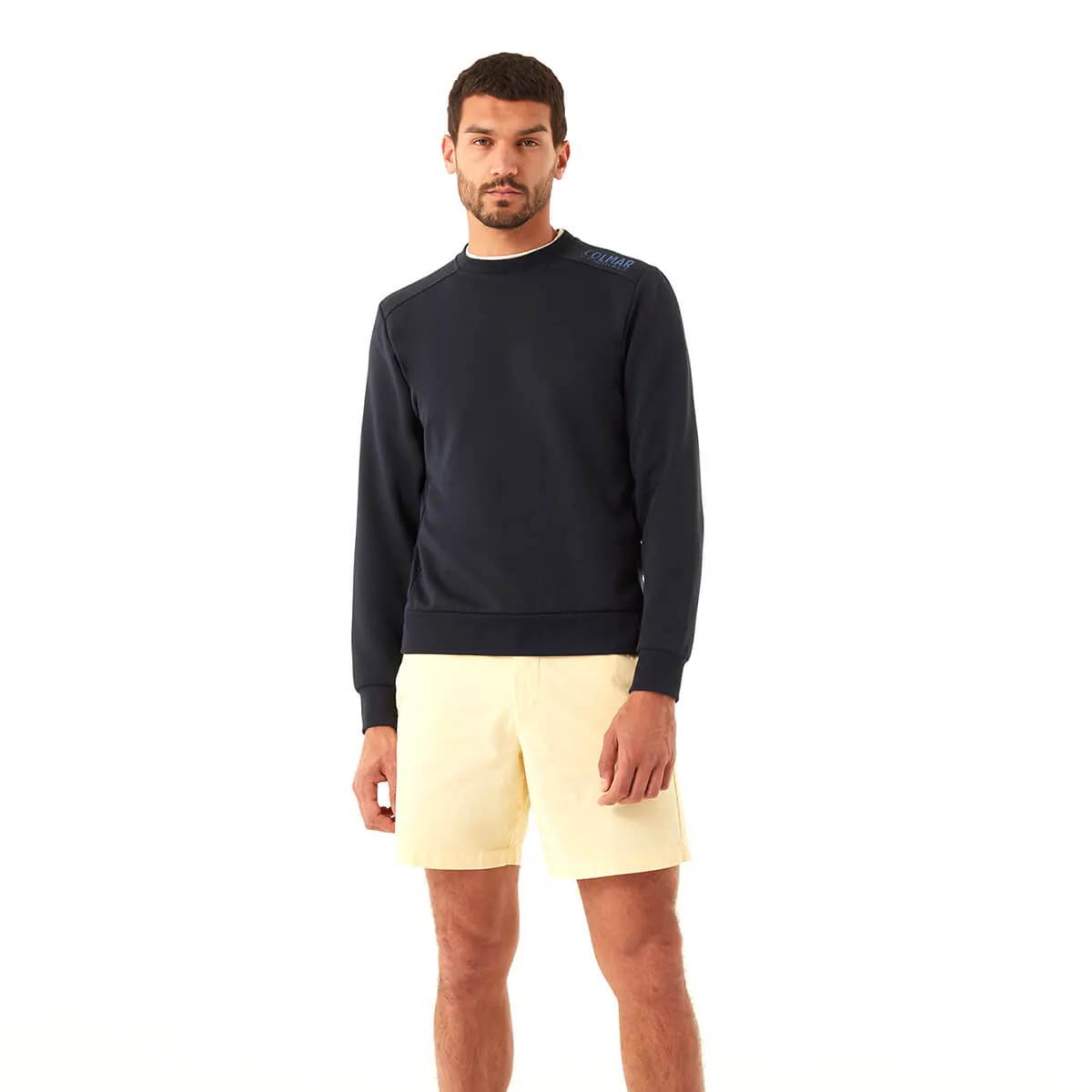 Colmar originals felpa uomo topic blu navy
