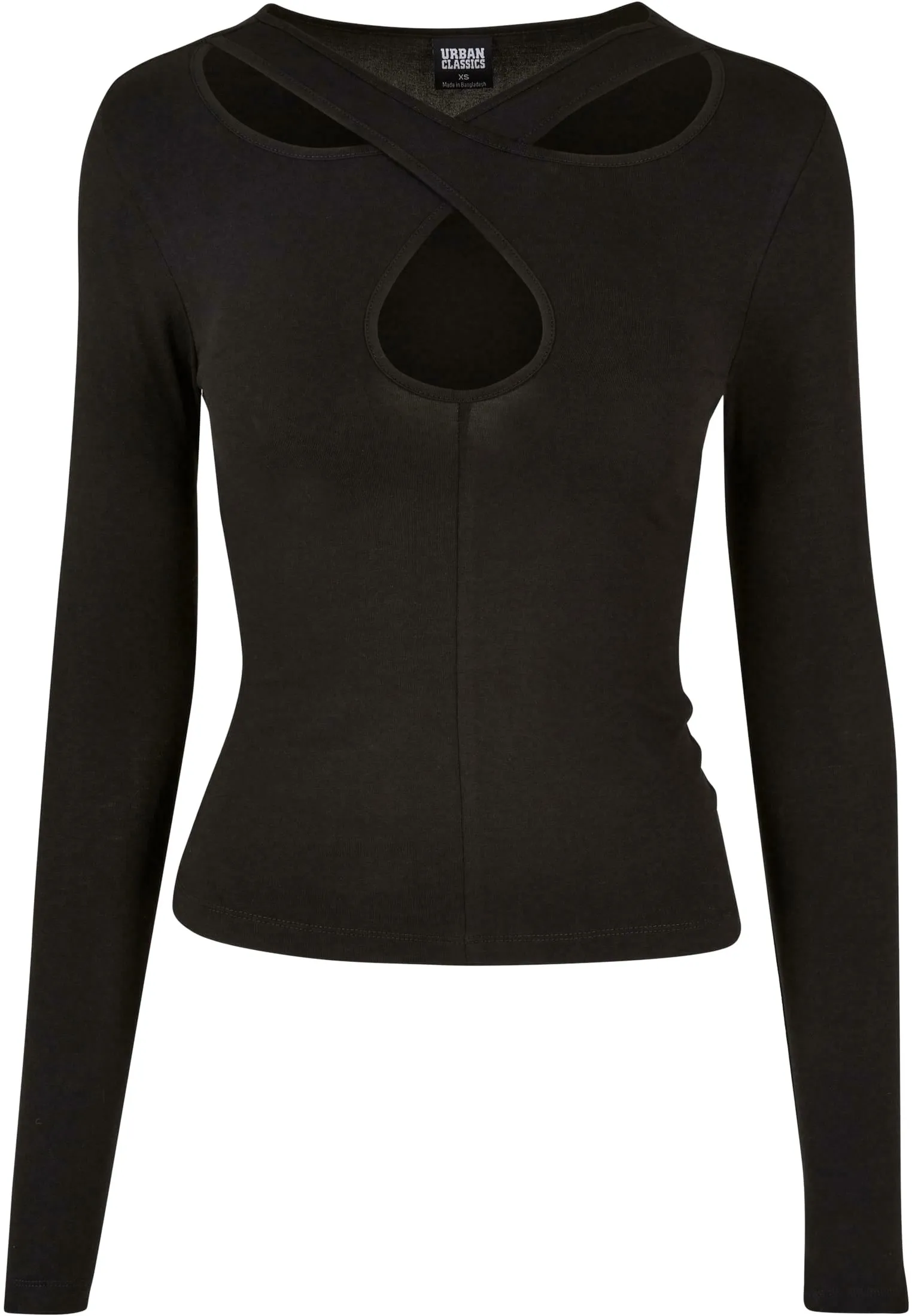 CROSSED CUT OUT LONGSLEEVE - Maglietta a manica lunga