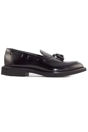 DOUCAL'S Calzature,Scarpe Mocassini in pelle spazzolata nera 