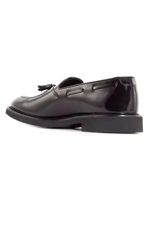 DOUCAL'S Calzature,Scarpe Mocassini in pelle spazzolata nera 