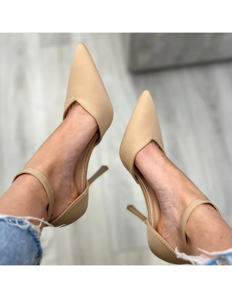DéCOLLETé  CON CAVIGLIERA BEIGE
