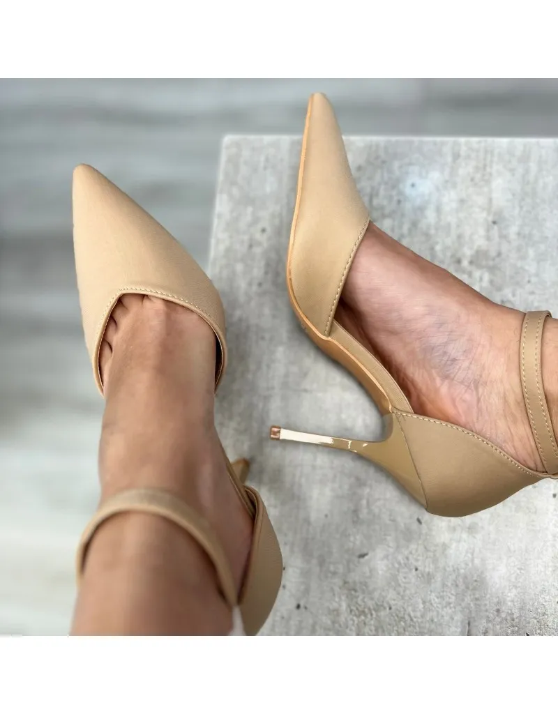 DéCOLLETé  CON CAVIGLIERA BEIGE