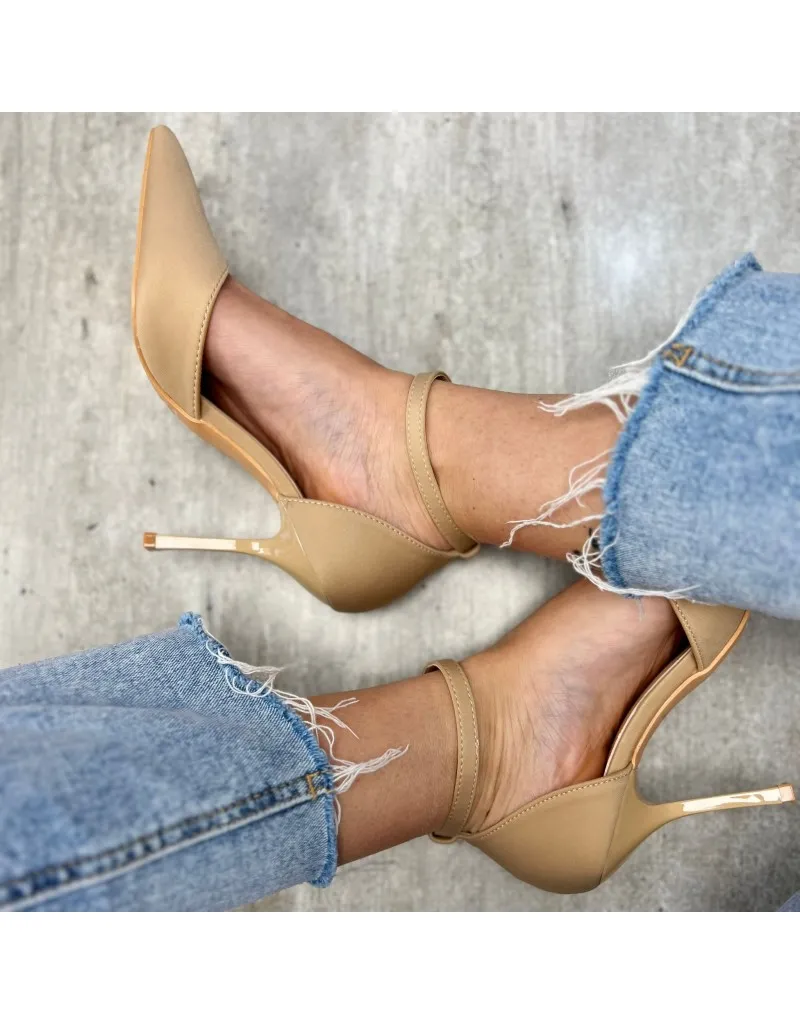 DéCOLLETé  CON CAVIGLIERA BEIGE