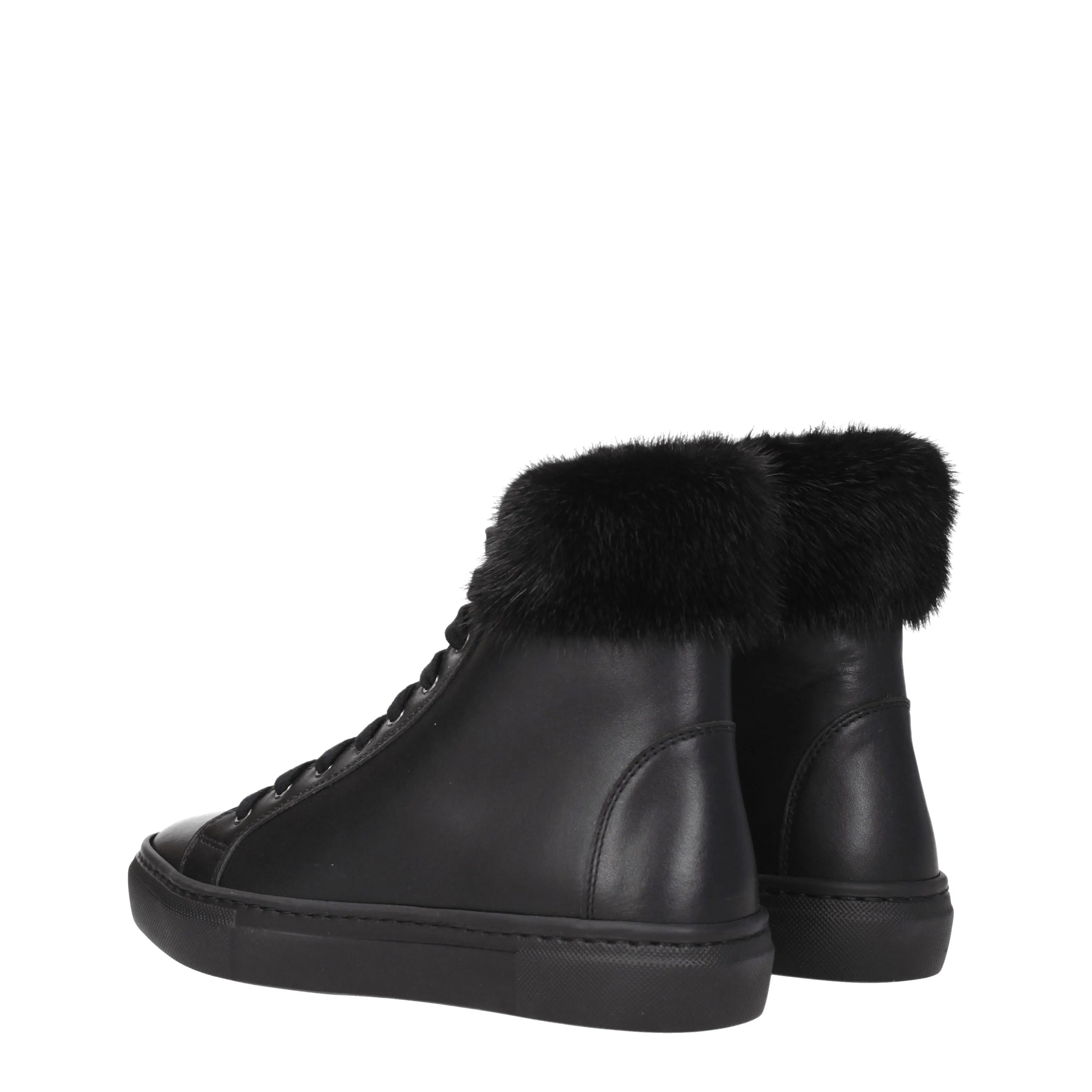 Fabiana Filippi Sneakers Donna Pelle Nero
