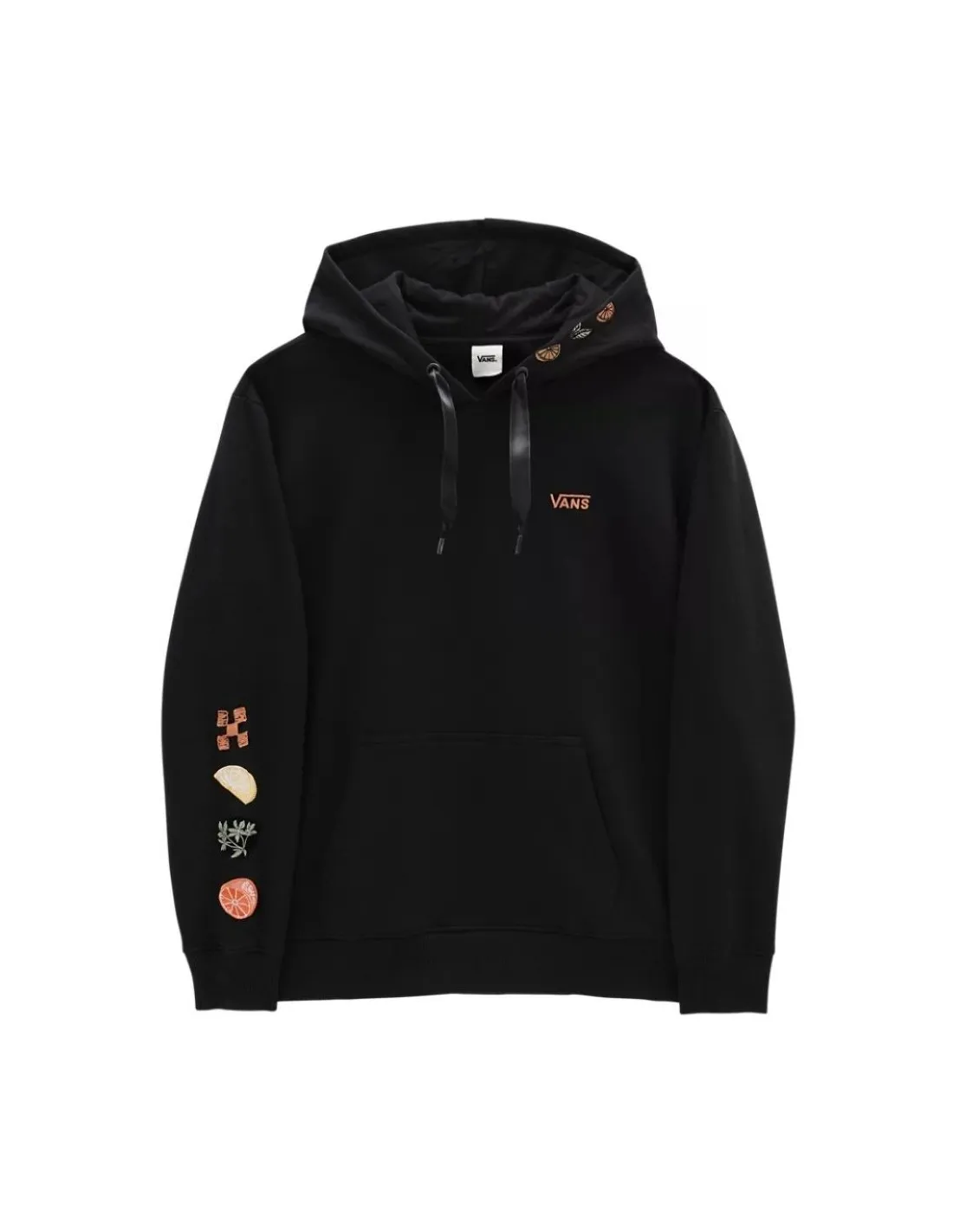 Felpa con cappuccio Vans Lizzie Armanto Boyfriend nera