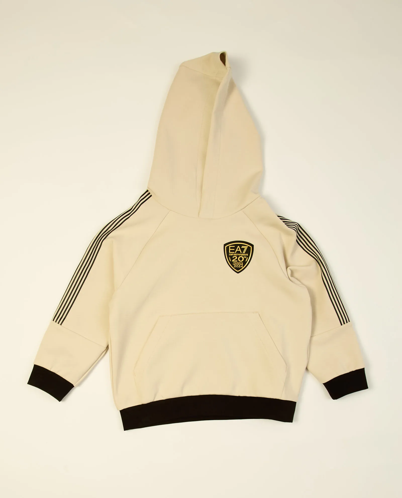 Felpa EA7 per bambini in cotone con logo