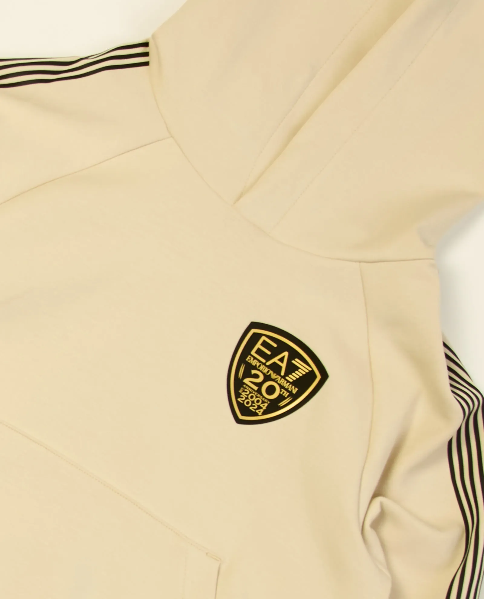 Felpa EA7 per bambini in cotone con logo