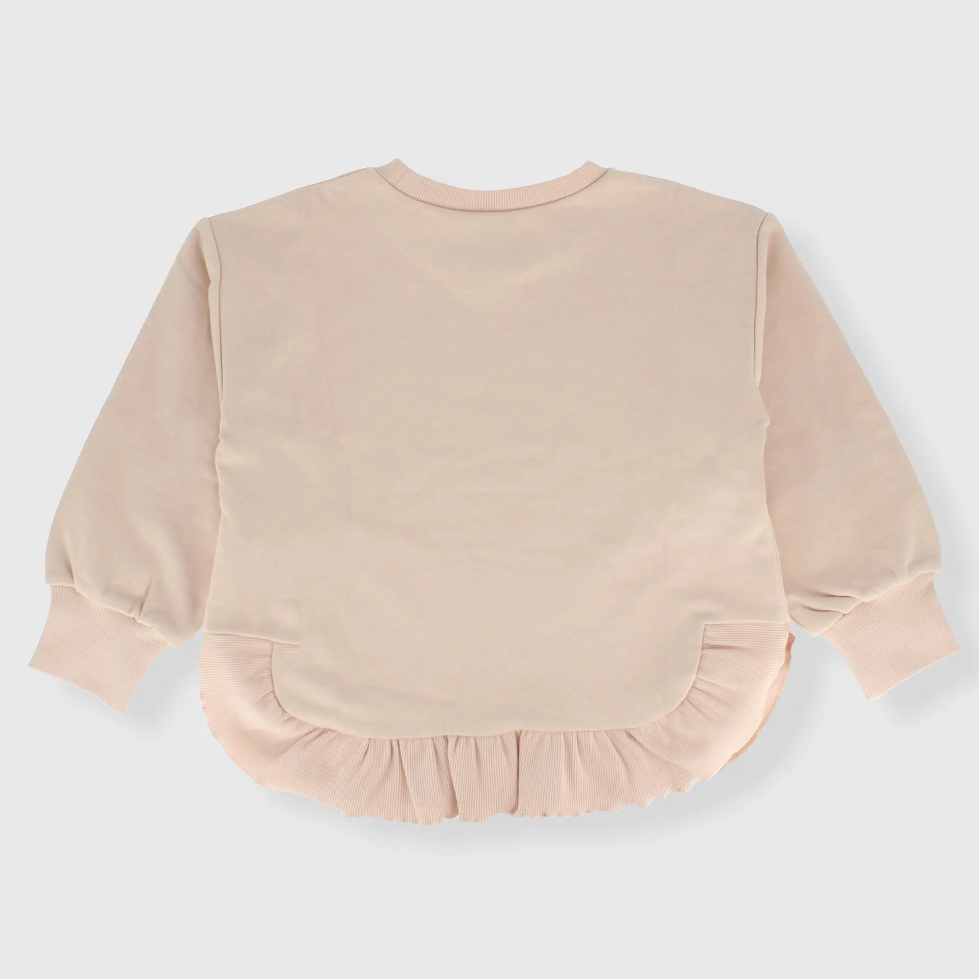 Felpa girocollo da bambina, ROSA            