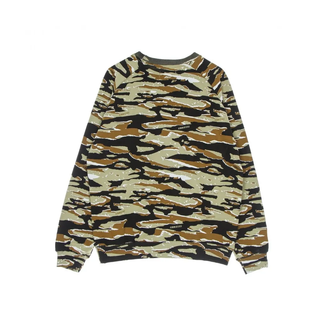 felpa girocollo uomo box logo crewneck CAMOUFLAGE