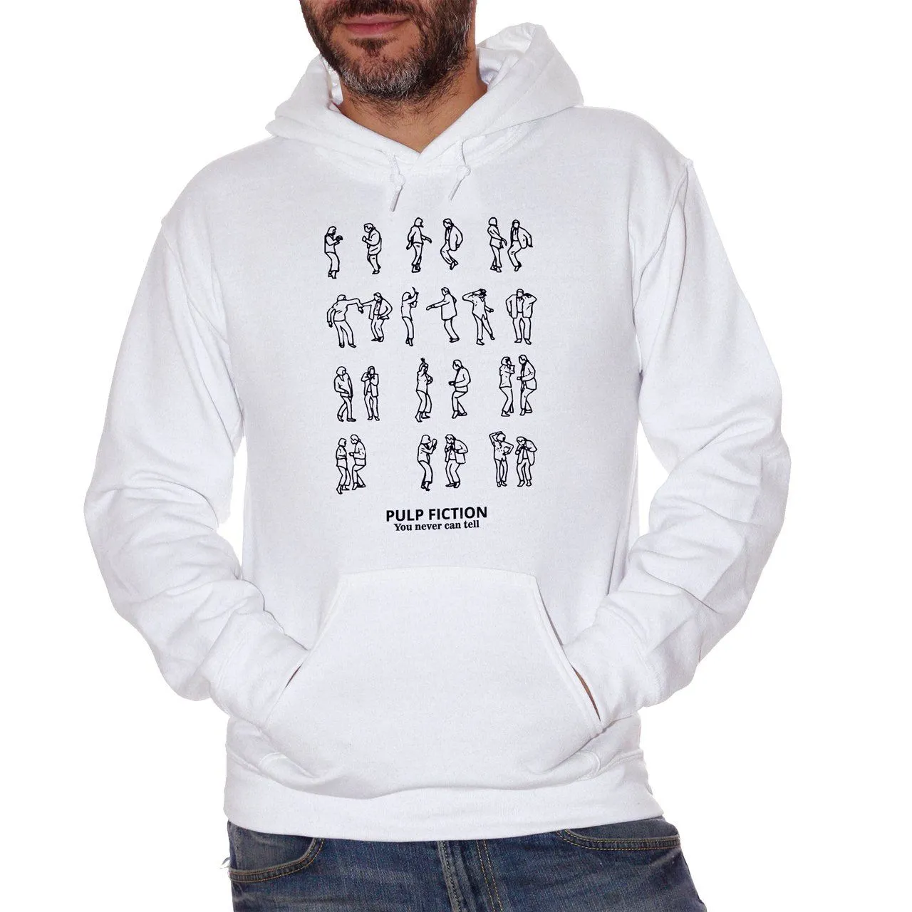 Felpa Pulp Fiction Dance You Never Can Tell - FILM Choose ur color