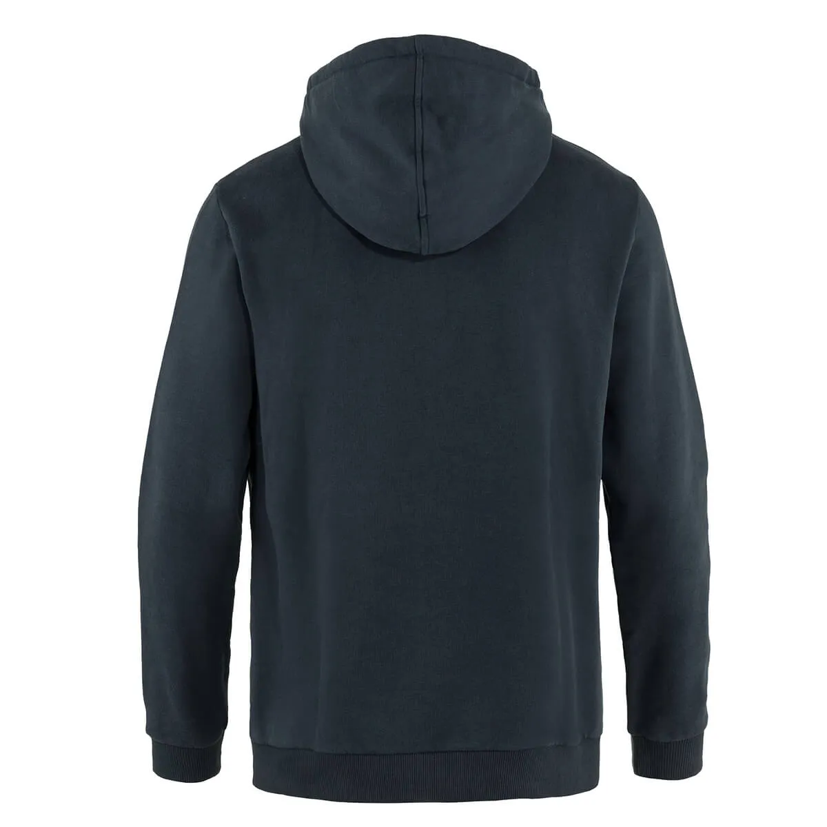 Fjallraven felpa uomo con cappuccio e logo colore blu scuro