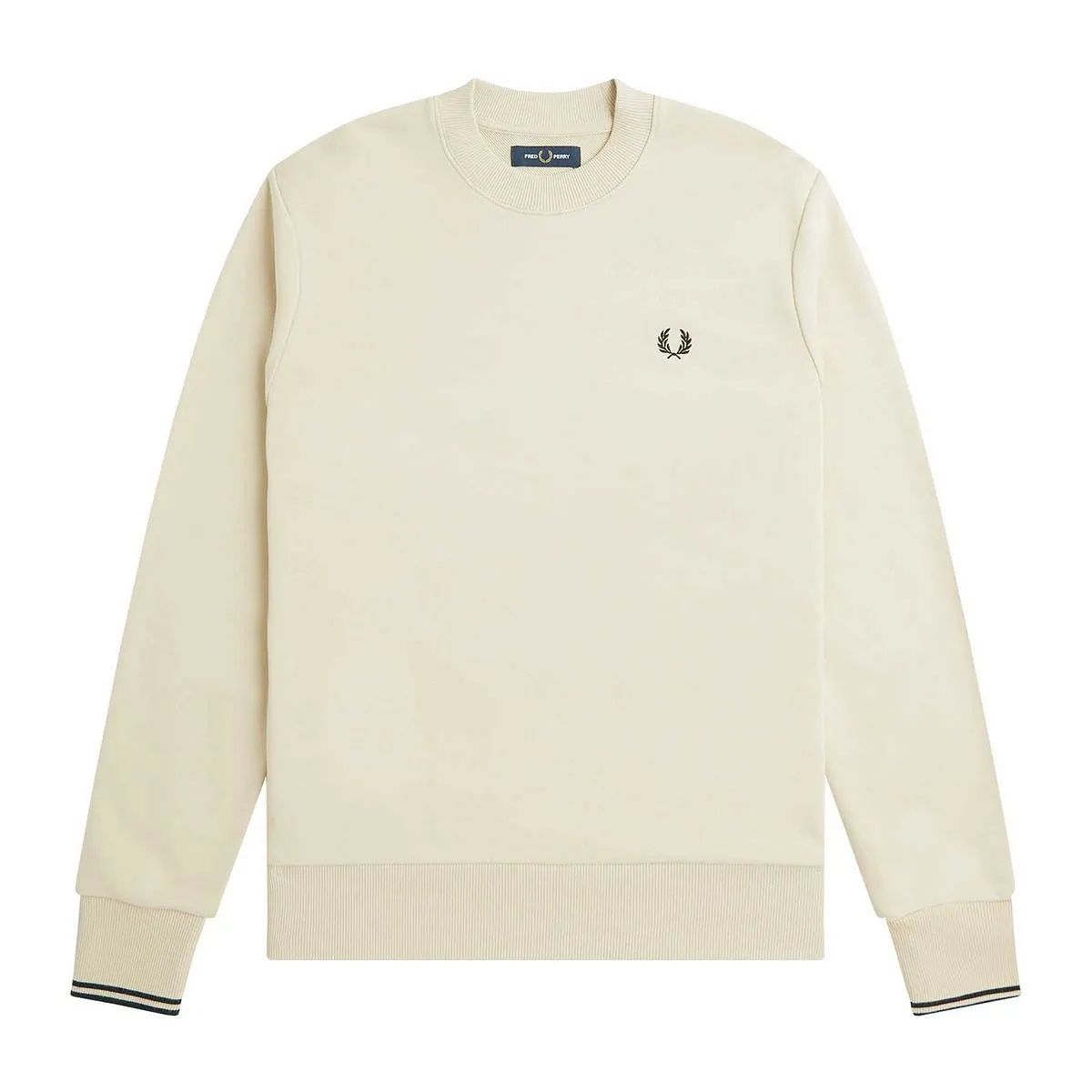      FRED PERRY FELPA GIROCOLLO LOGO  