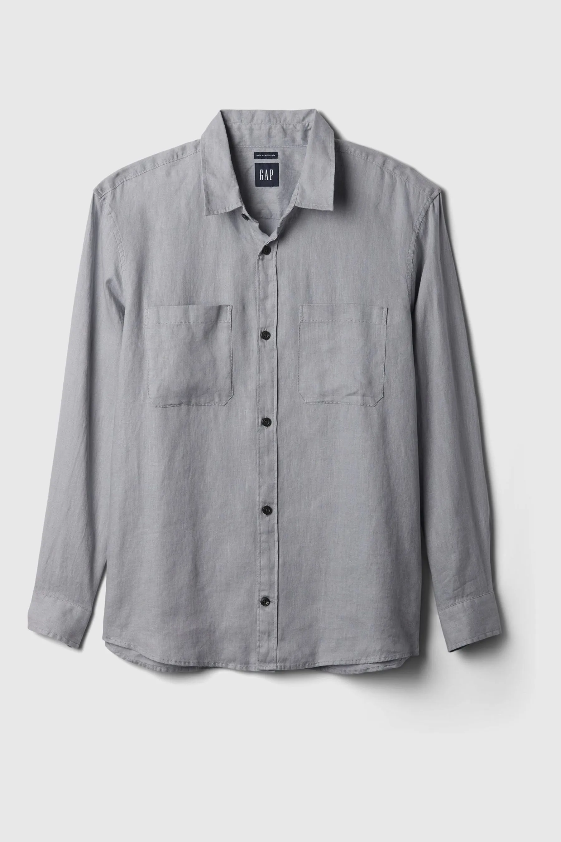 Gap - Camicia in Blend Manica lunga lino    