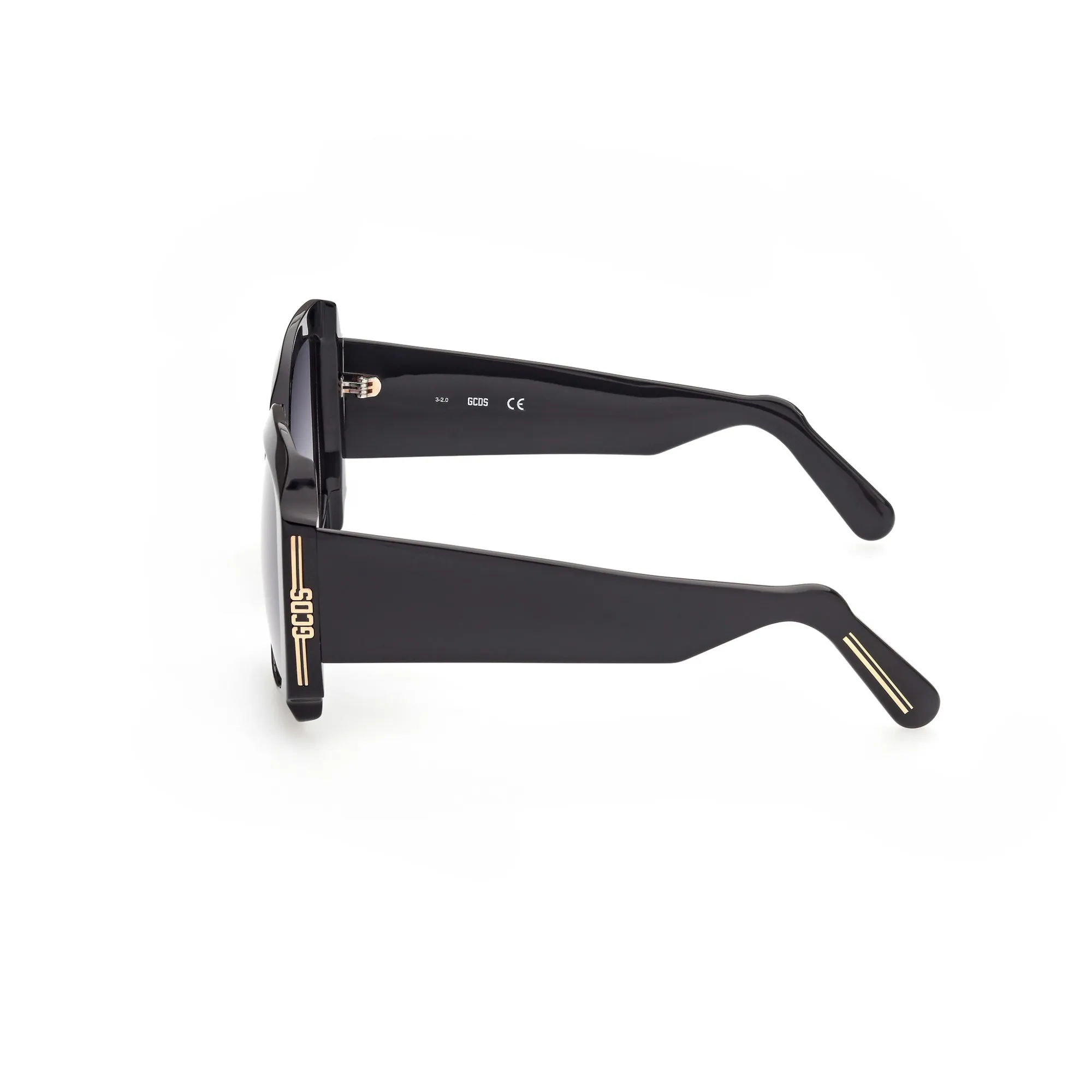   GCDS GD 0015 - 01B  Nero Lucido | Occhiale Da Sole Unisex 