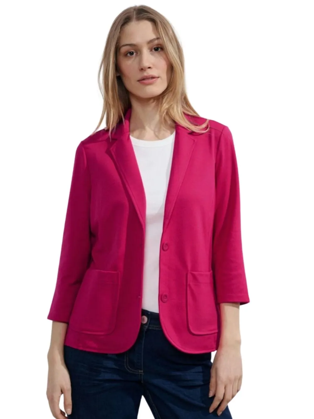 Giacca Donna doppio petto fucsia