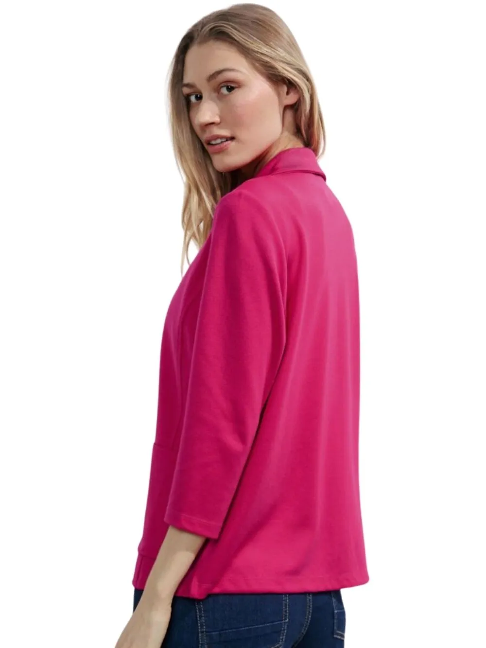 Giacca Donna doppio petto fucsia