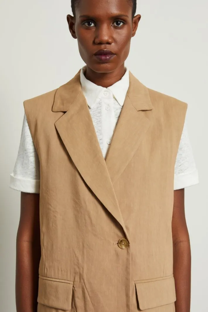 Gilet con cintura