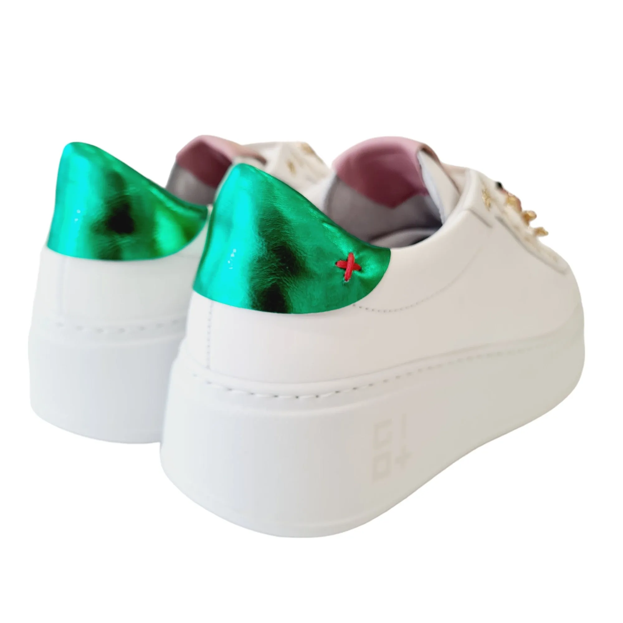 Gio+ Sneakers Donna Pelle Bianca Rif.29