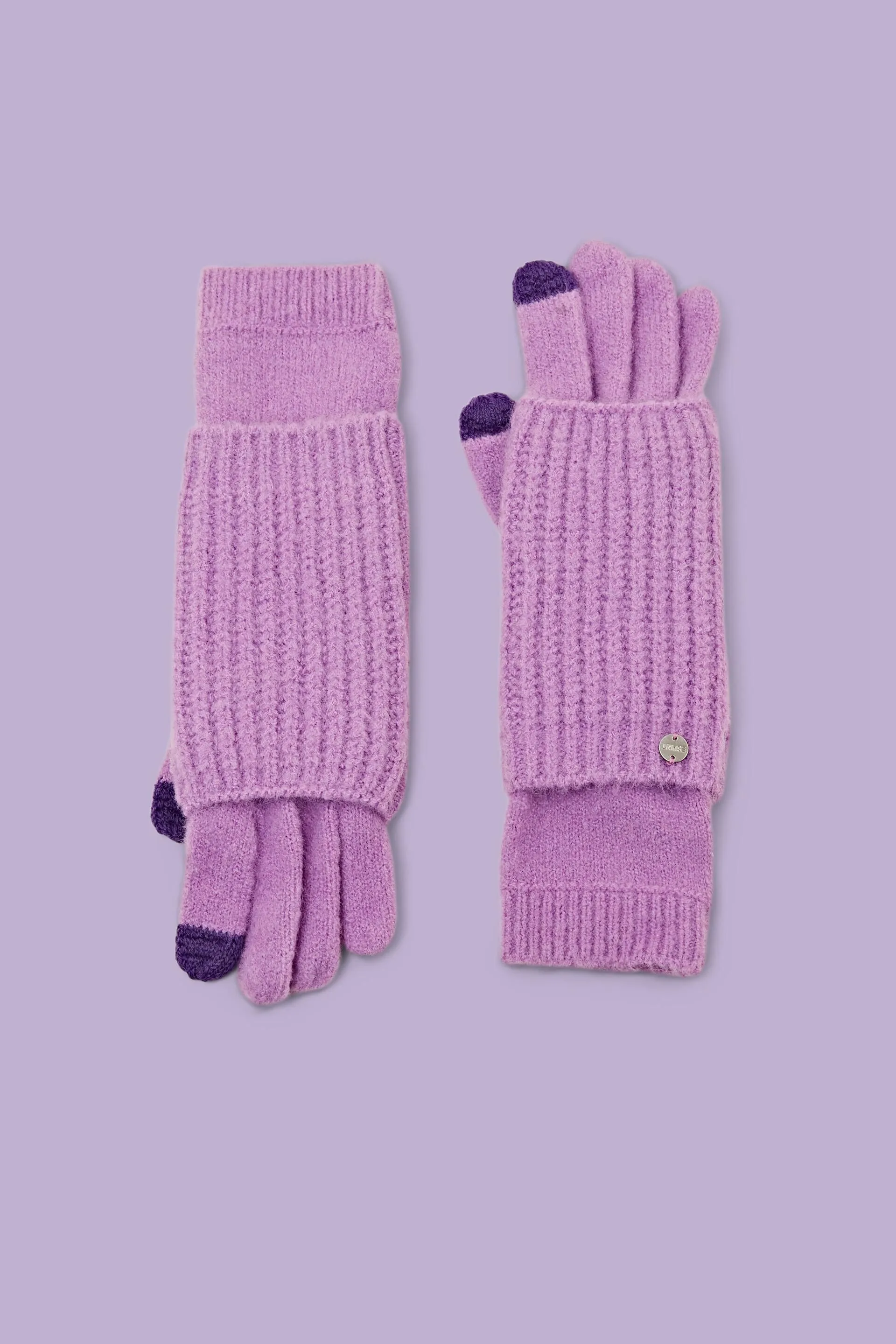 Guanti a maglia 2 in 1
