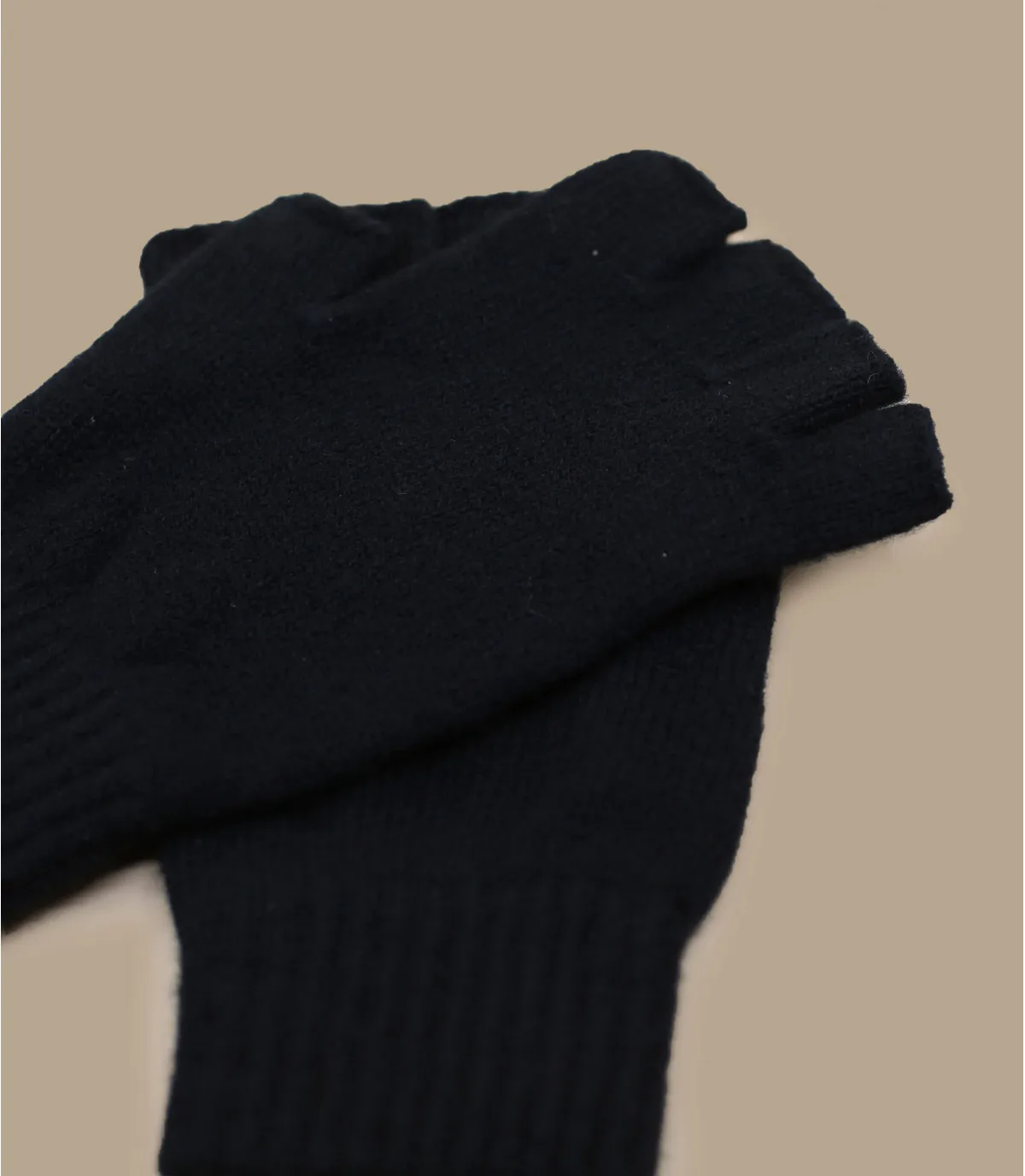  guanti di lana nera Iona black     
