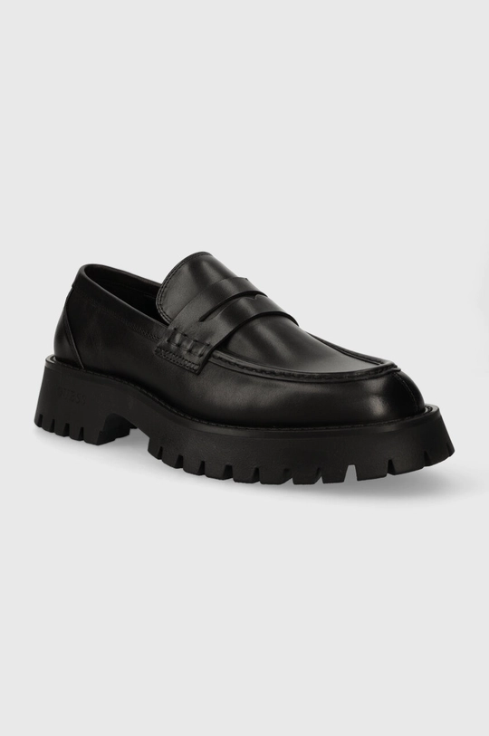 Guess mocassini in pelle GORIZIA MOC