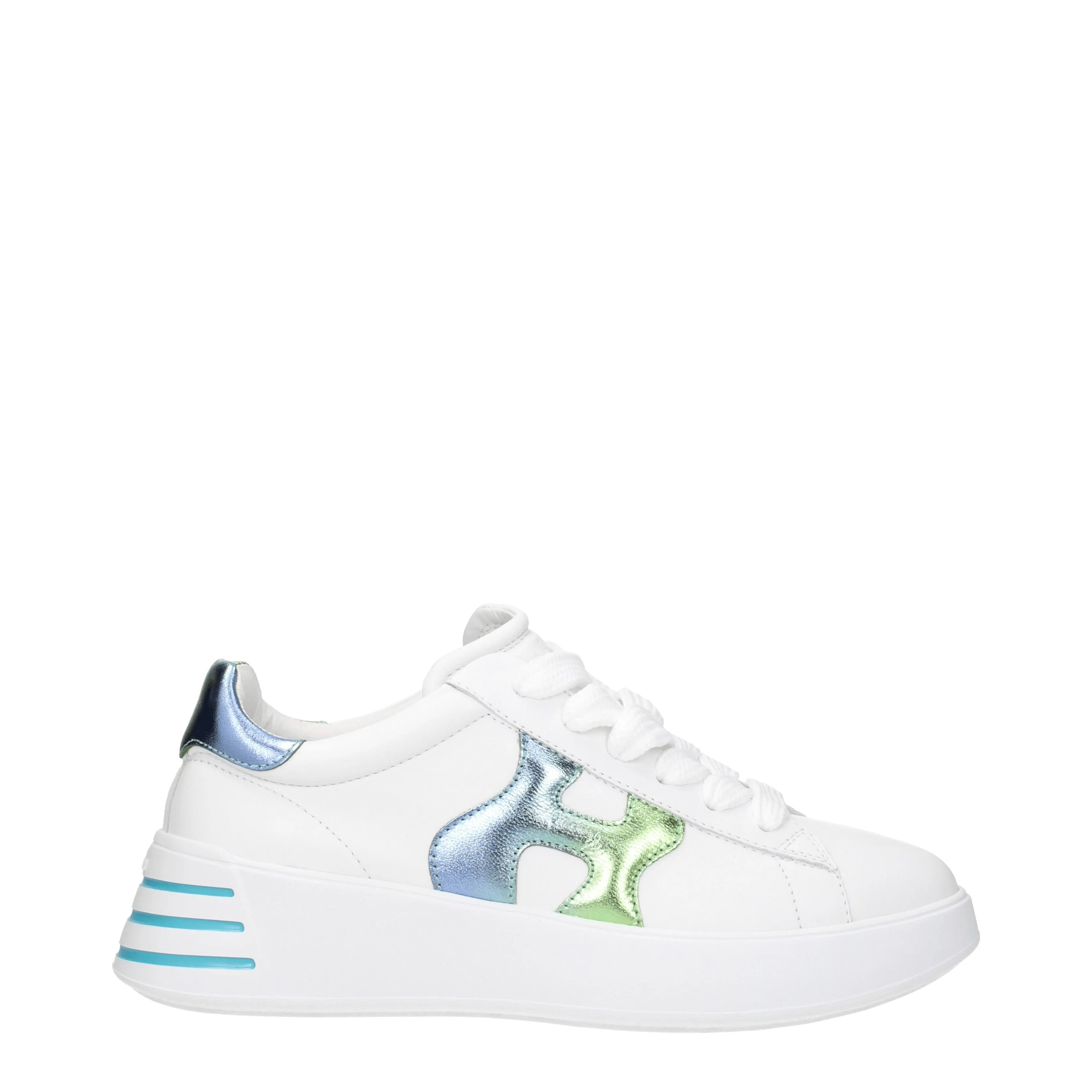 Hogan Sneakers Donna Pelle Bianco/Multicolore