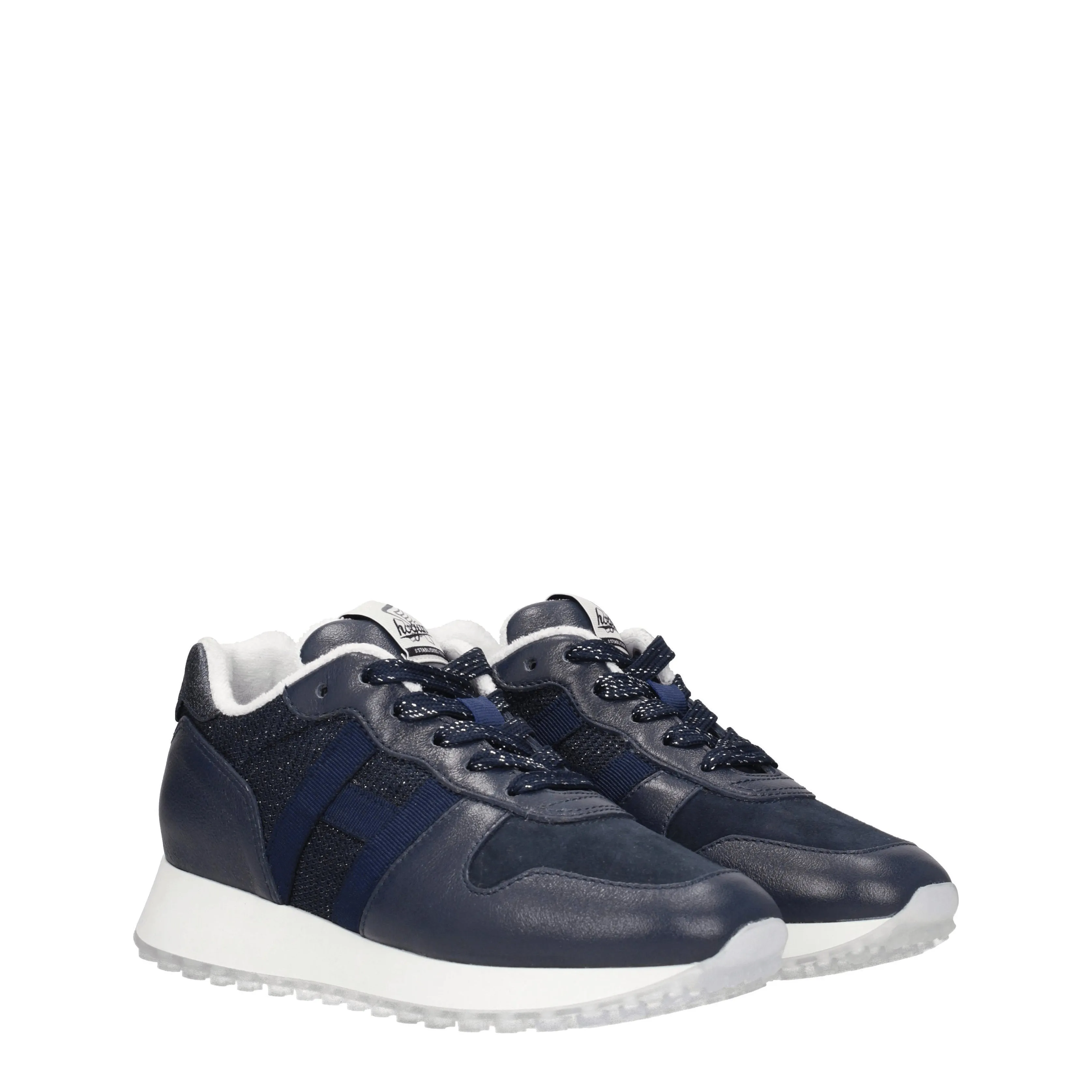 Hogan Sneakers Donna Pelle Blu